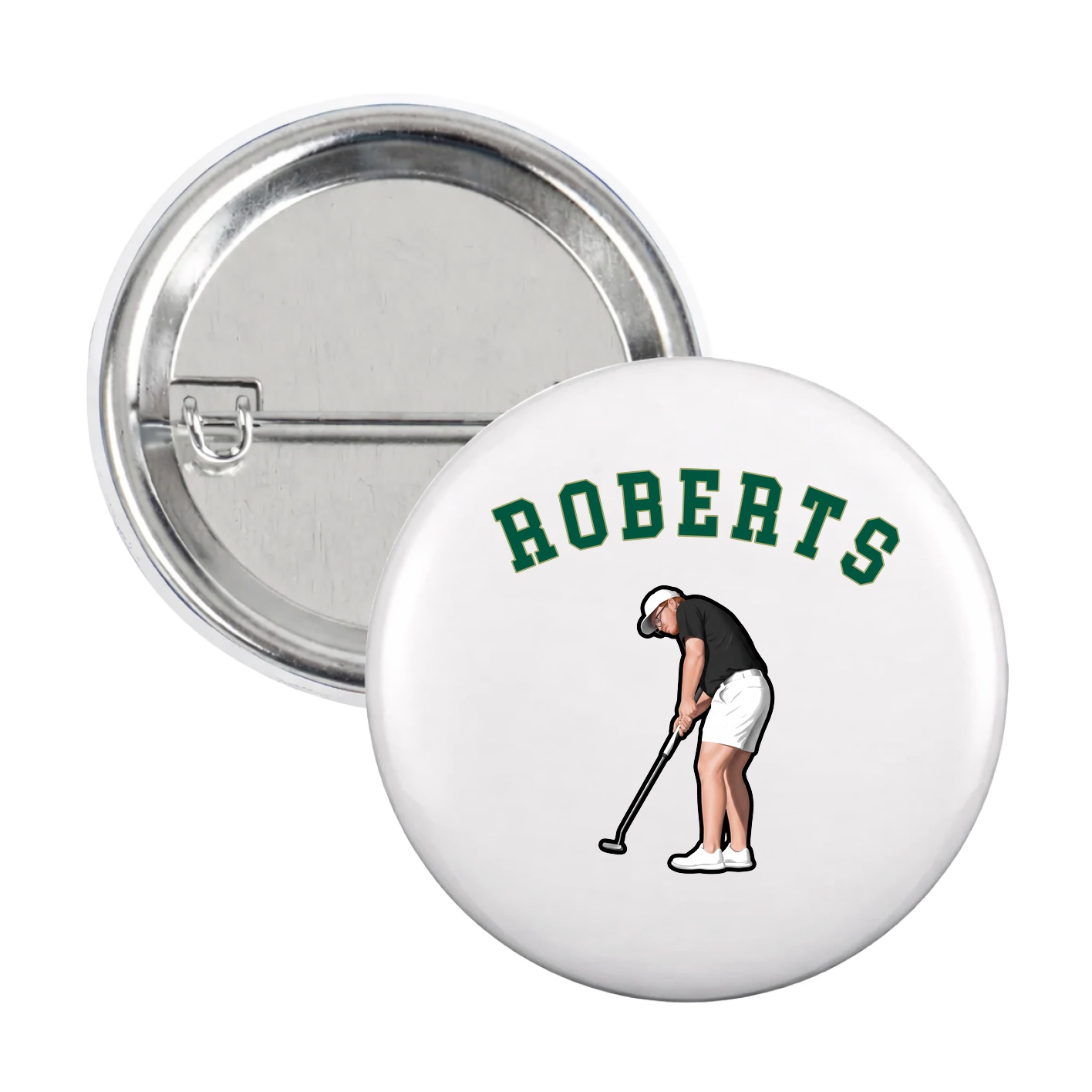 Game Day Button — Shirsey Arch in White