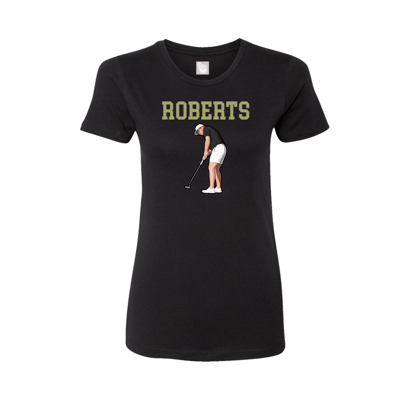 Fitted Women's Tee — Shirsey in Black