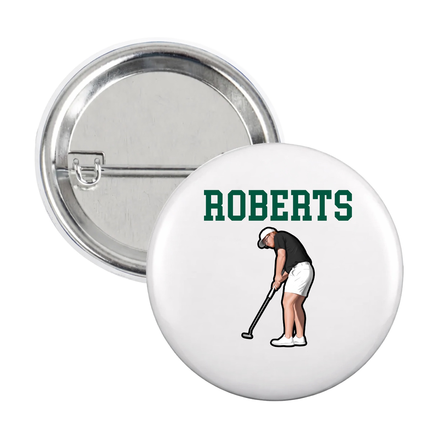 Game Day Button — Shirsey in White
