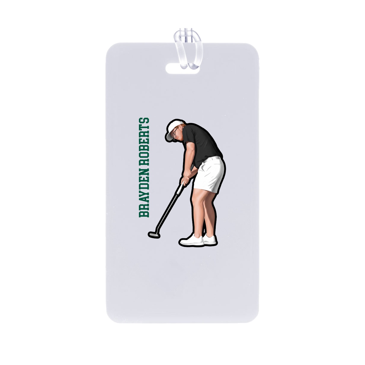 Bag Tag — Name Vertical in Classic