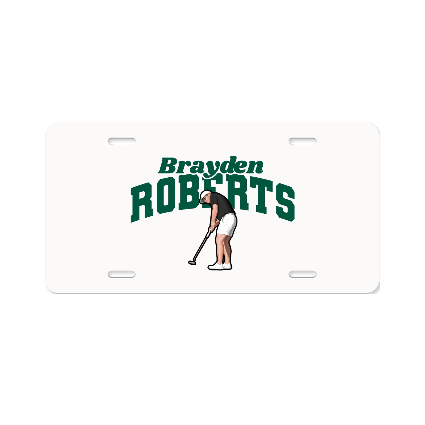 License Plate — Signature Arch in Classic