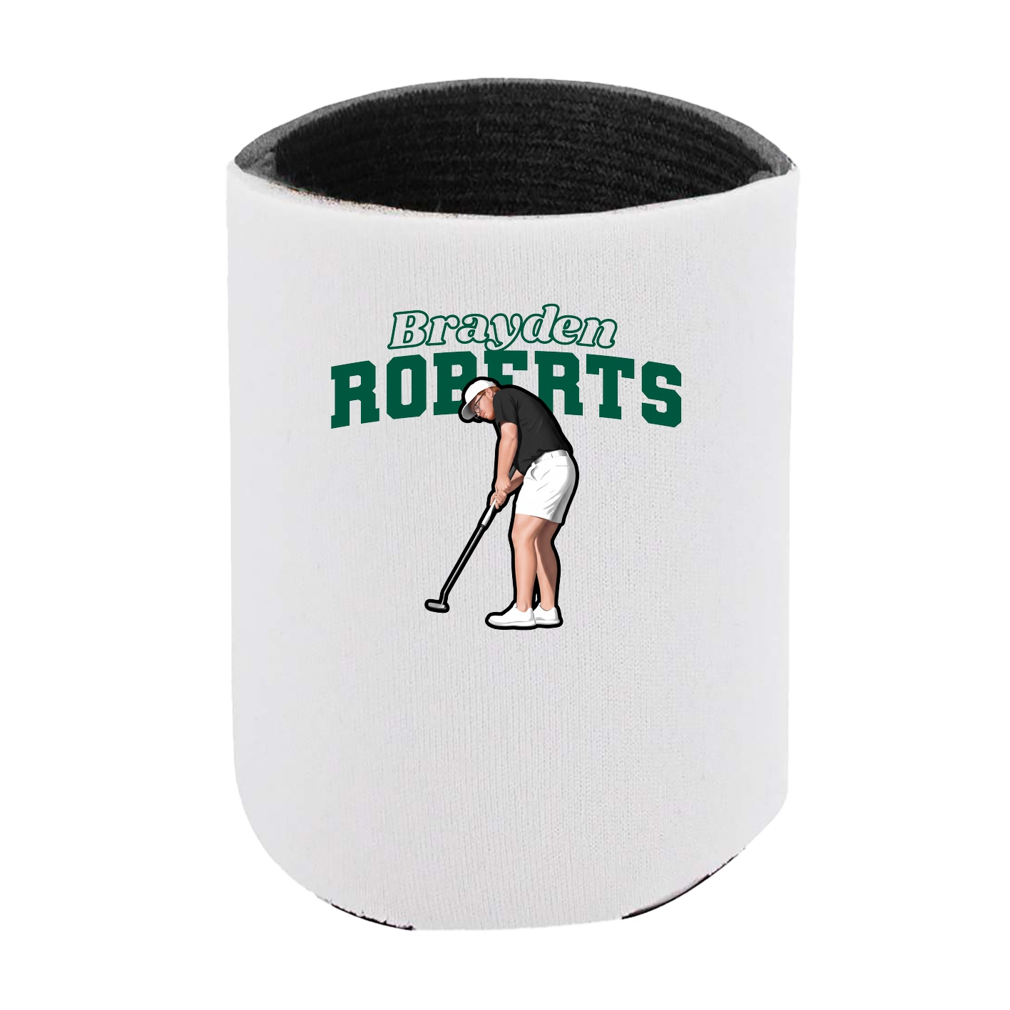 Can Holder — Name Arch in White