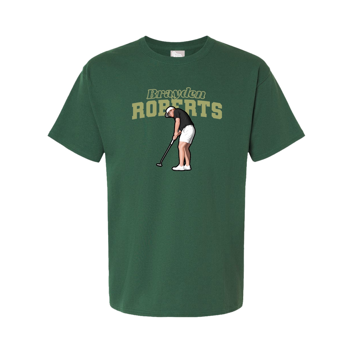 Tee — Name Arch in Green
