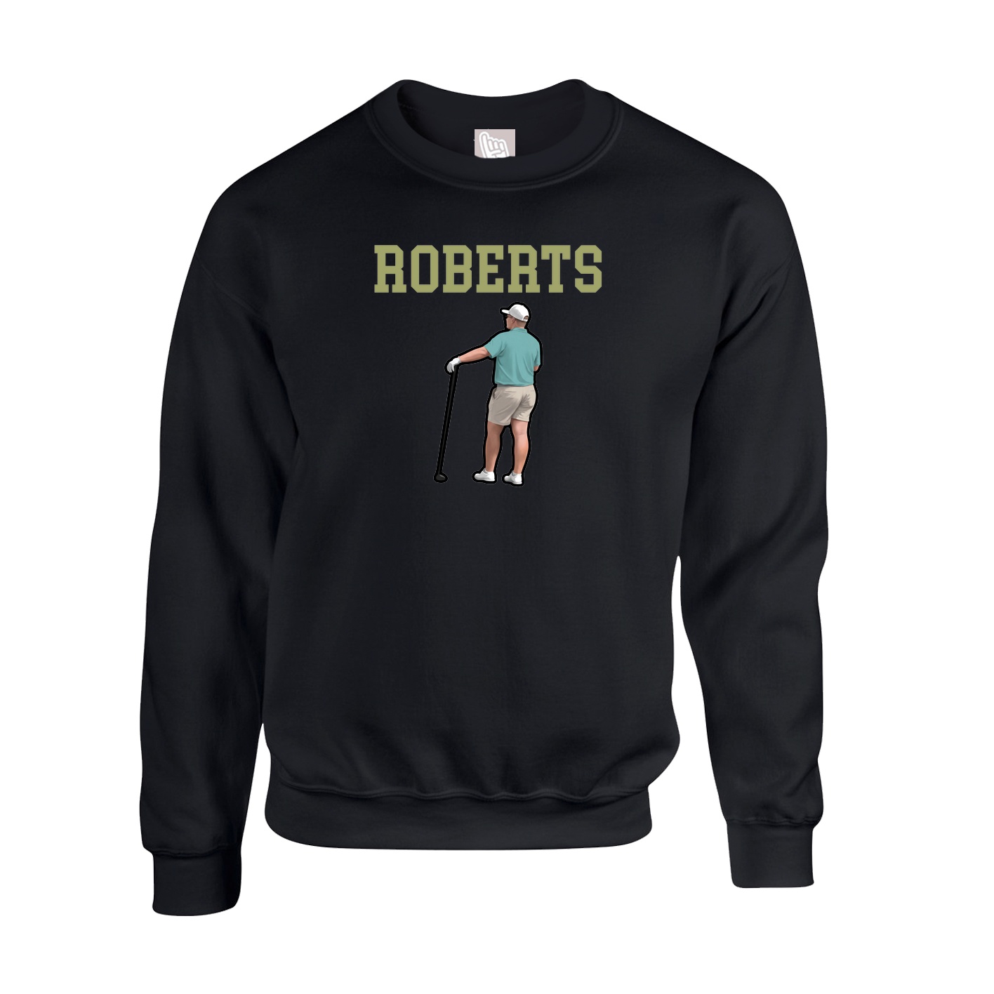 Fleece Crew — Shirsey in Black