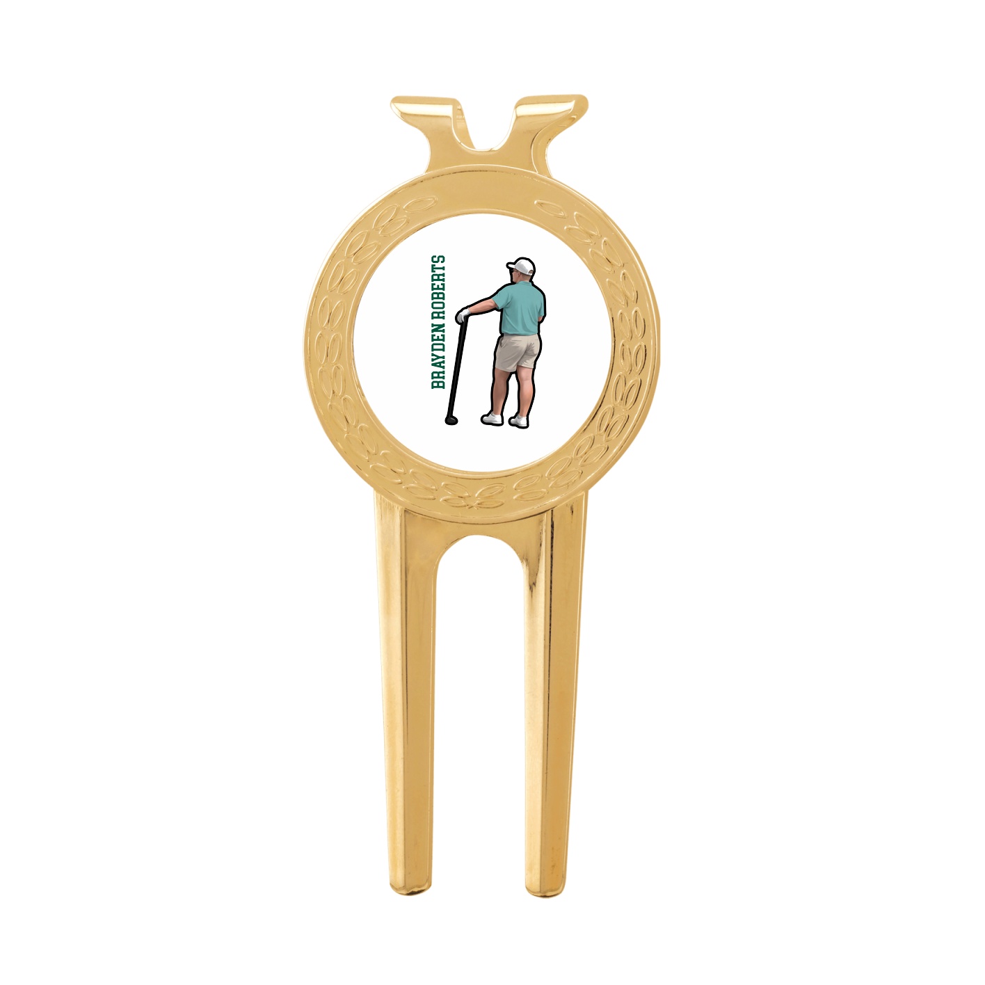 Divot Tool with Ball Marker — Name Vertical in Classic