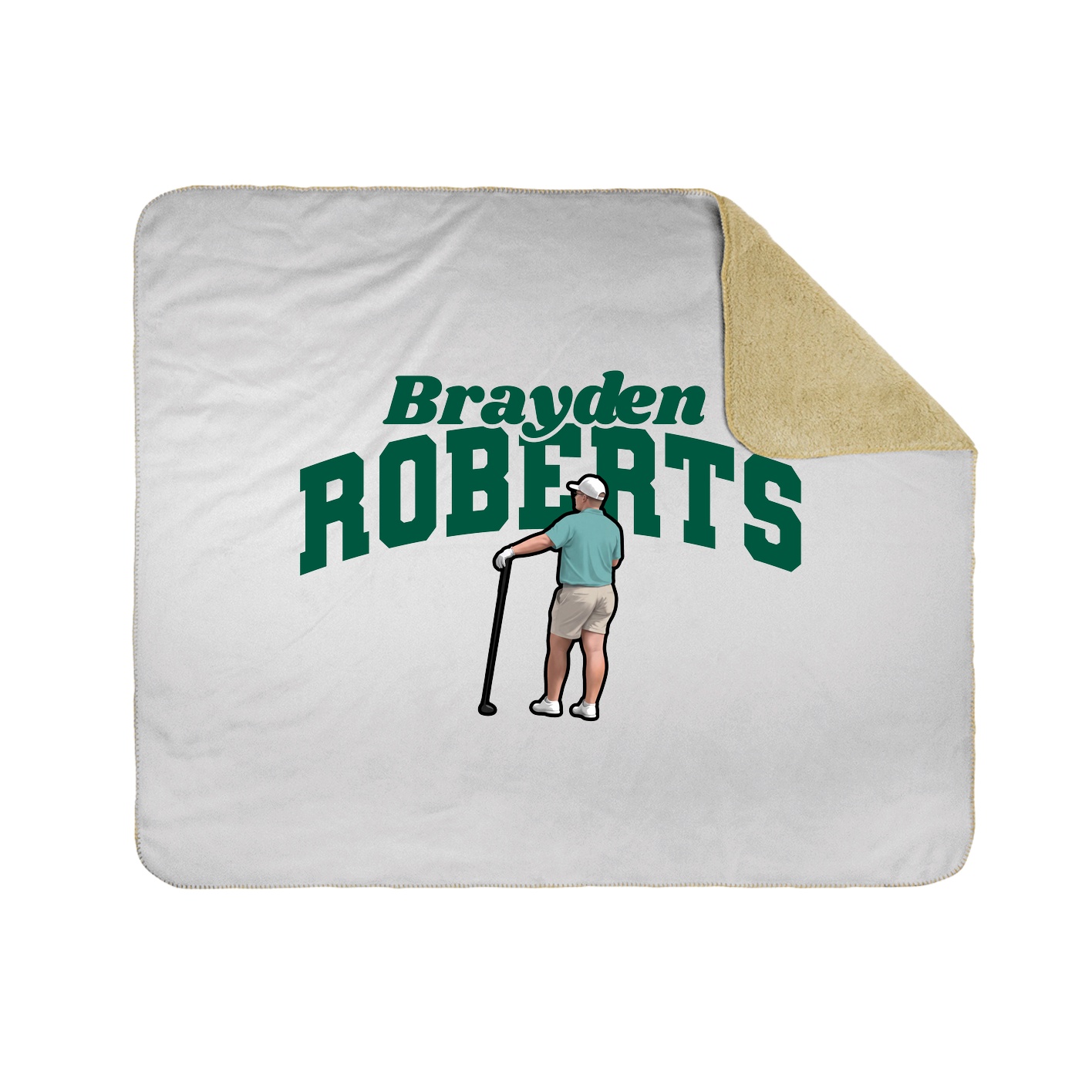 Throw Blanket — Signature Arch in White