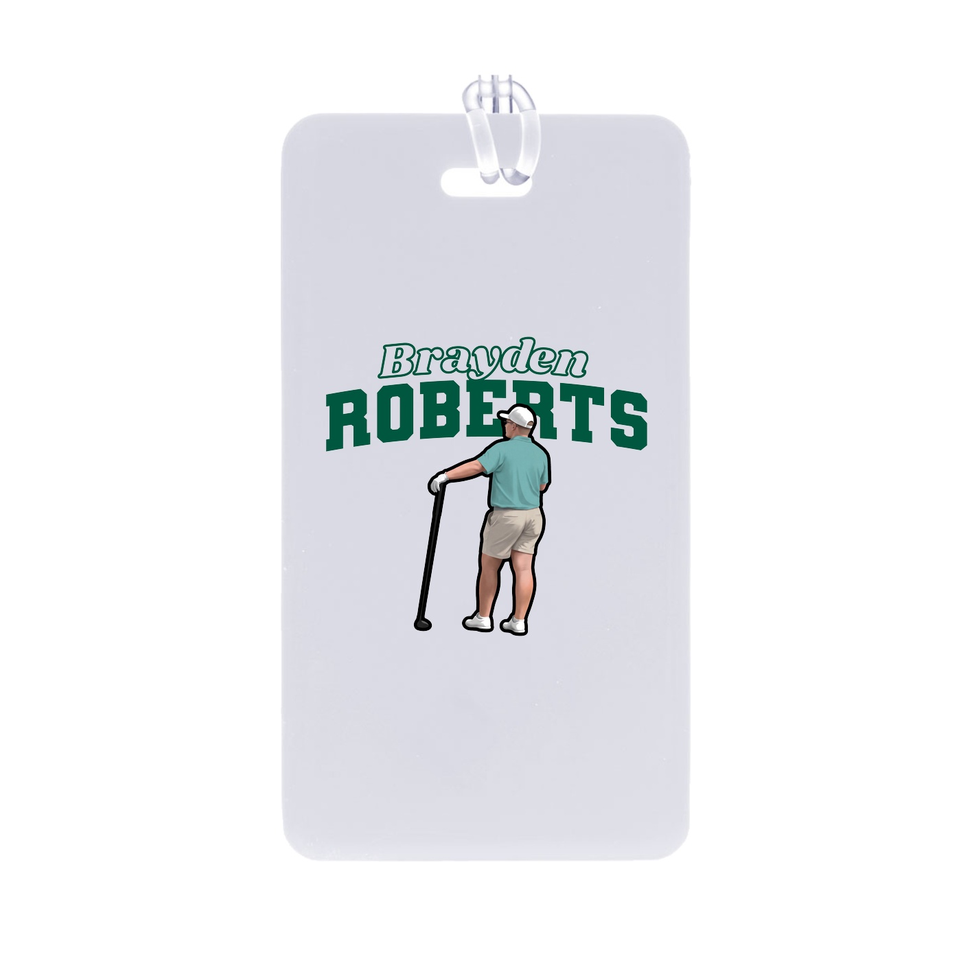 Bag Tag — Name Arch in Classic