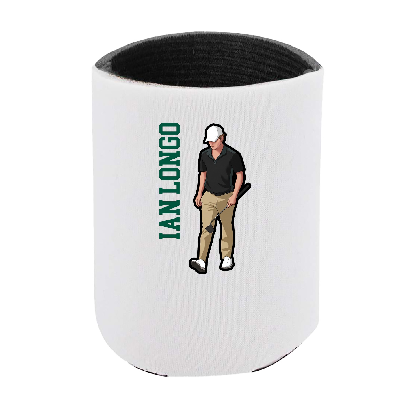 Can Holder — Name Vertical in White