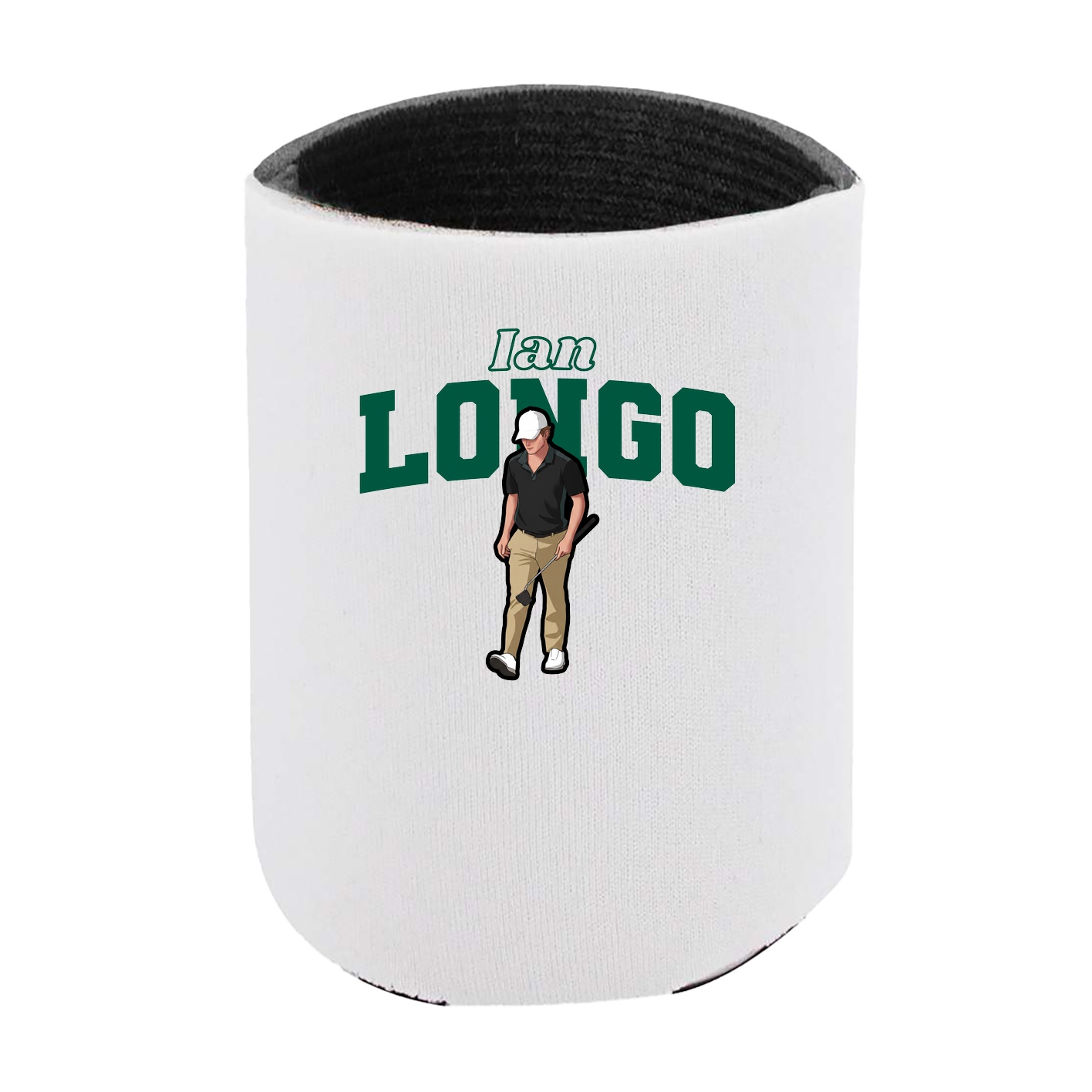 Can Holder — Name Arch in White