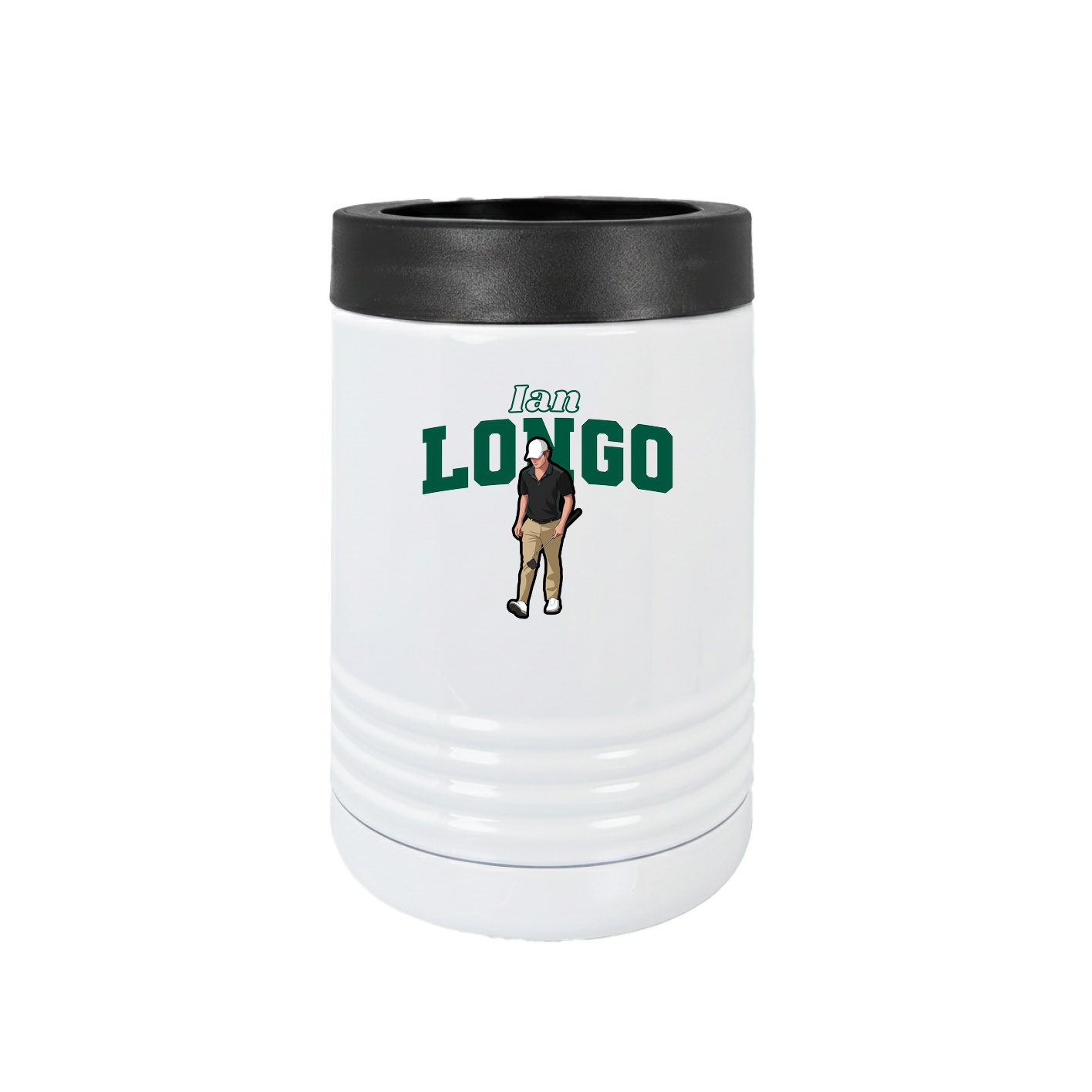 Beverage Holder — Name Arch in White