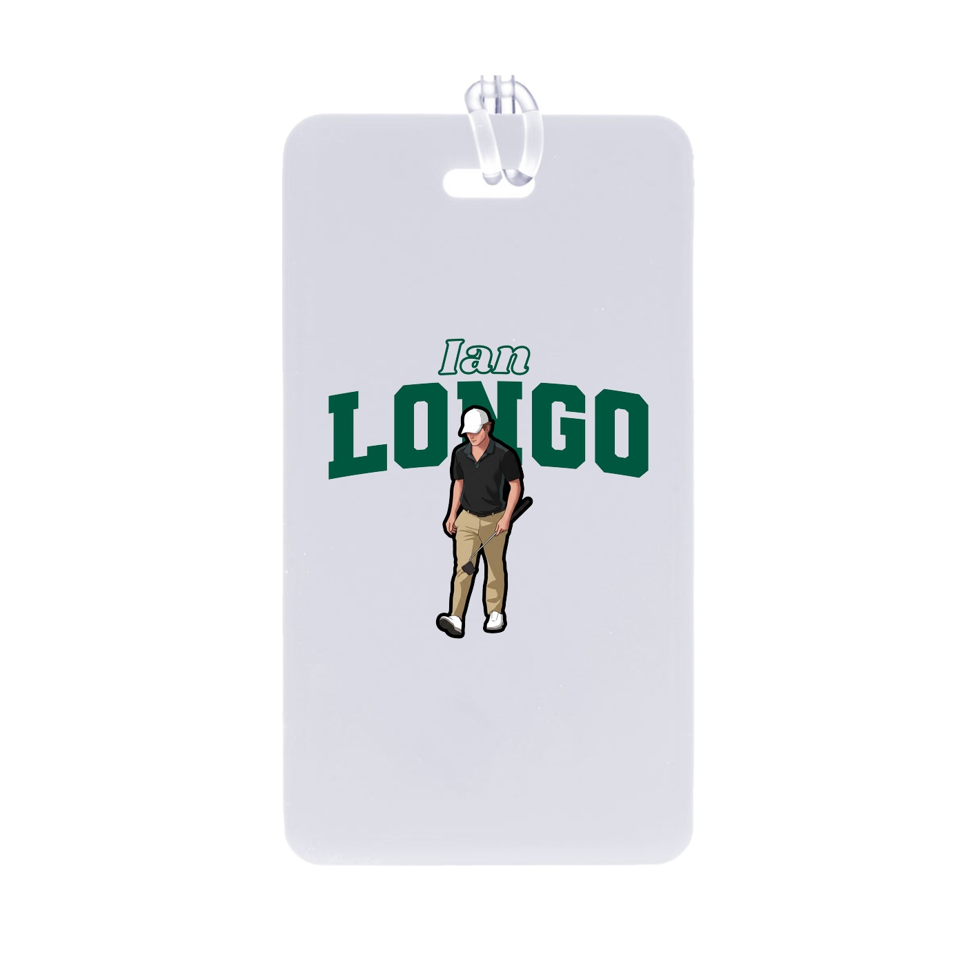 Bag Tag — Name Arch in Classic