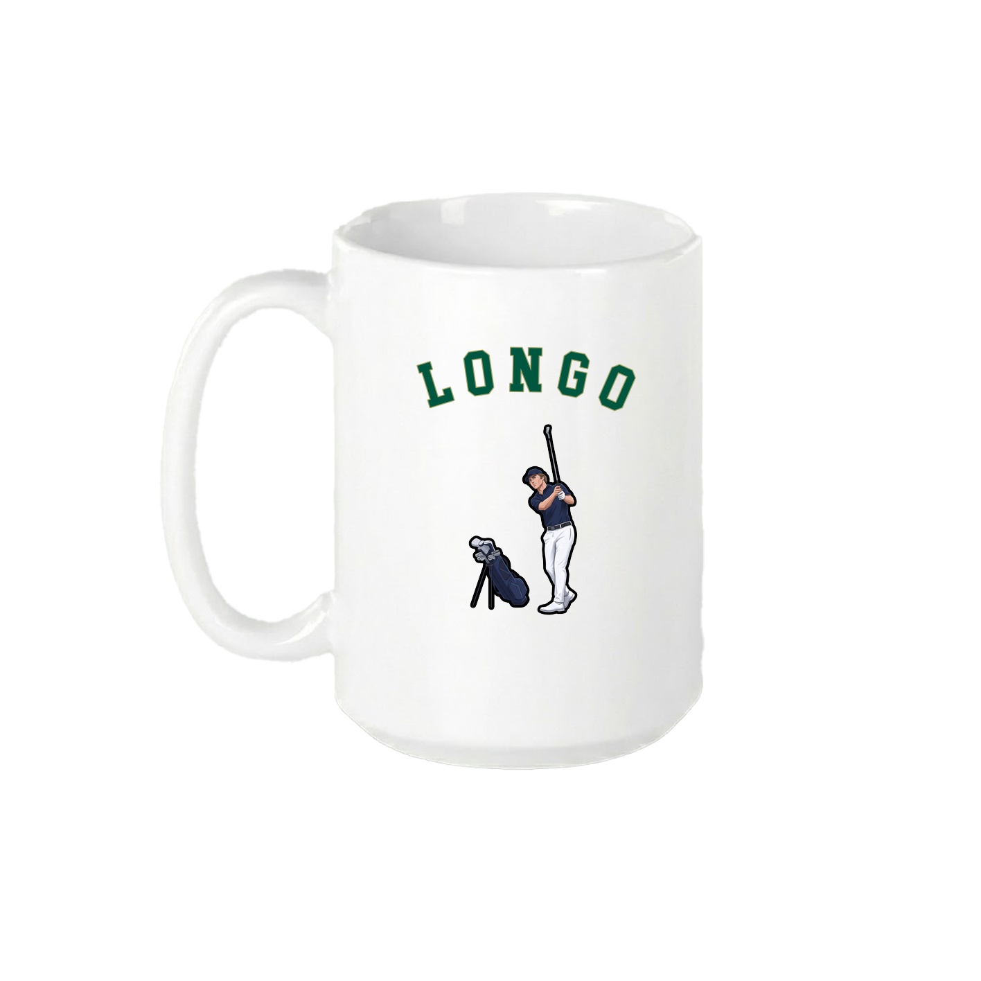 15oz Coffee Mug — Shirsey Arch in White