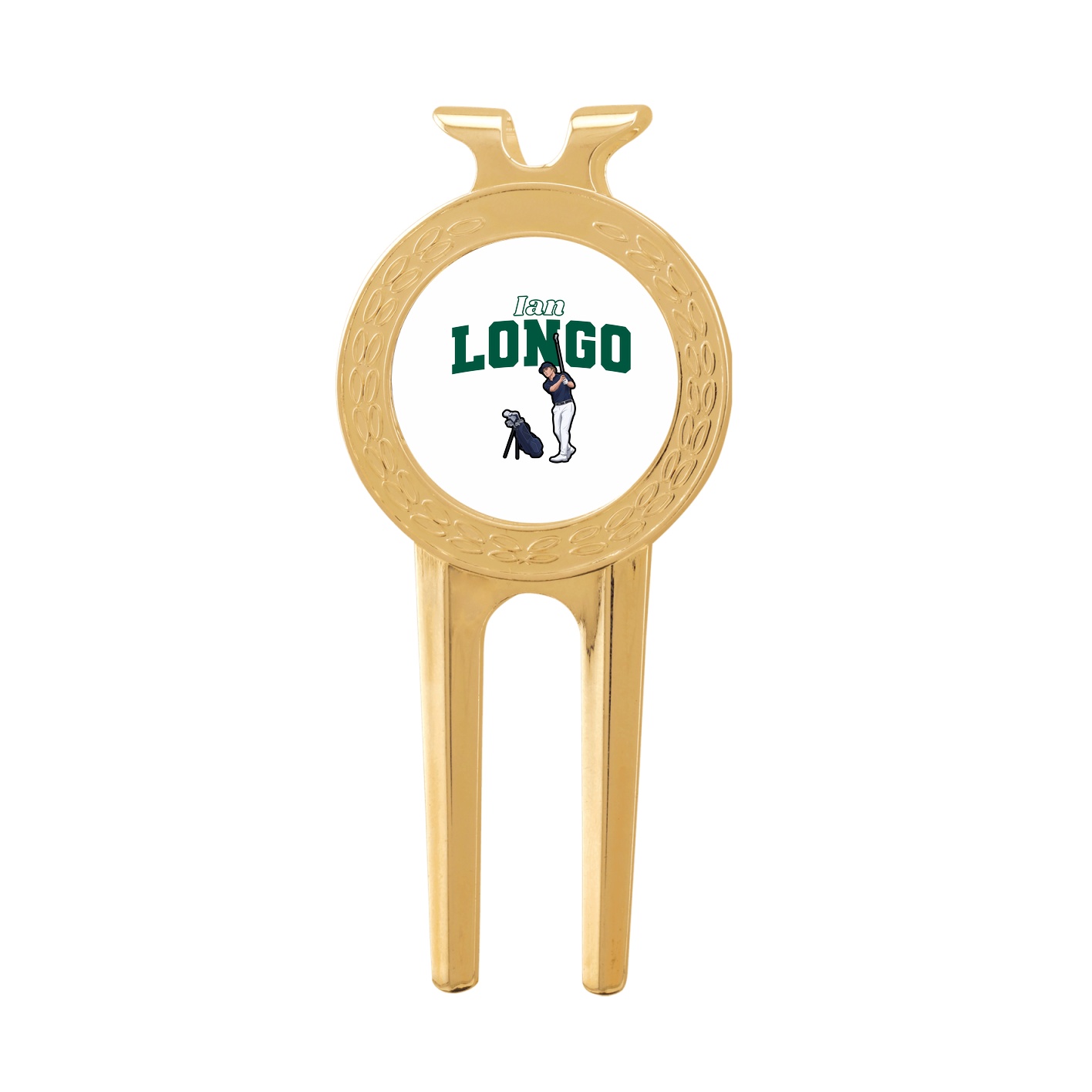 Divot Tool with Ball Marker — Name Arch in Classic