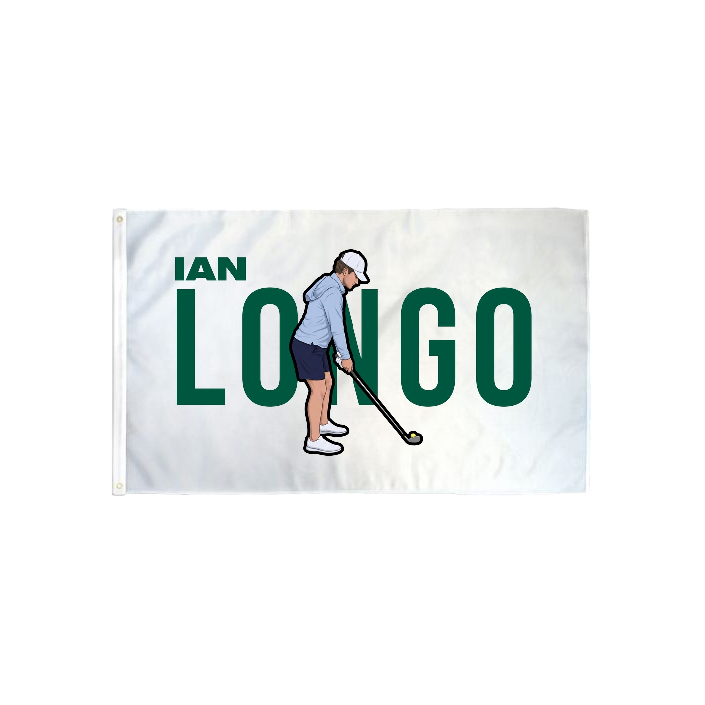 3x5 Flag — Player Name in Classic