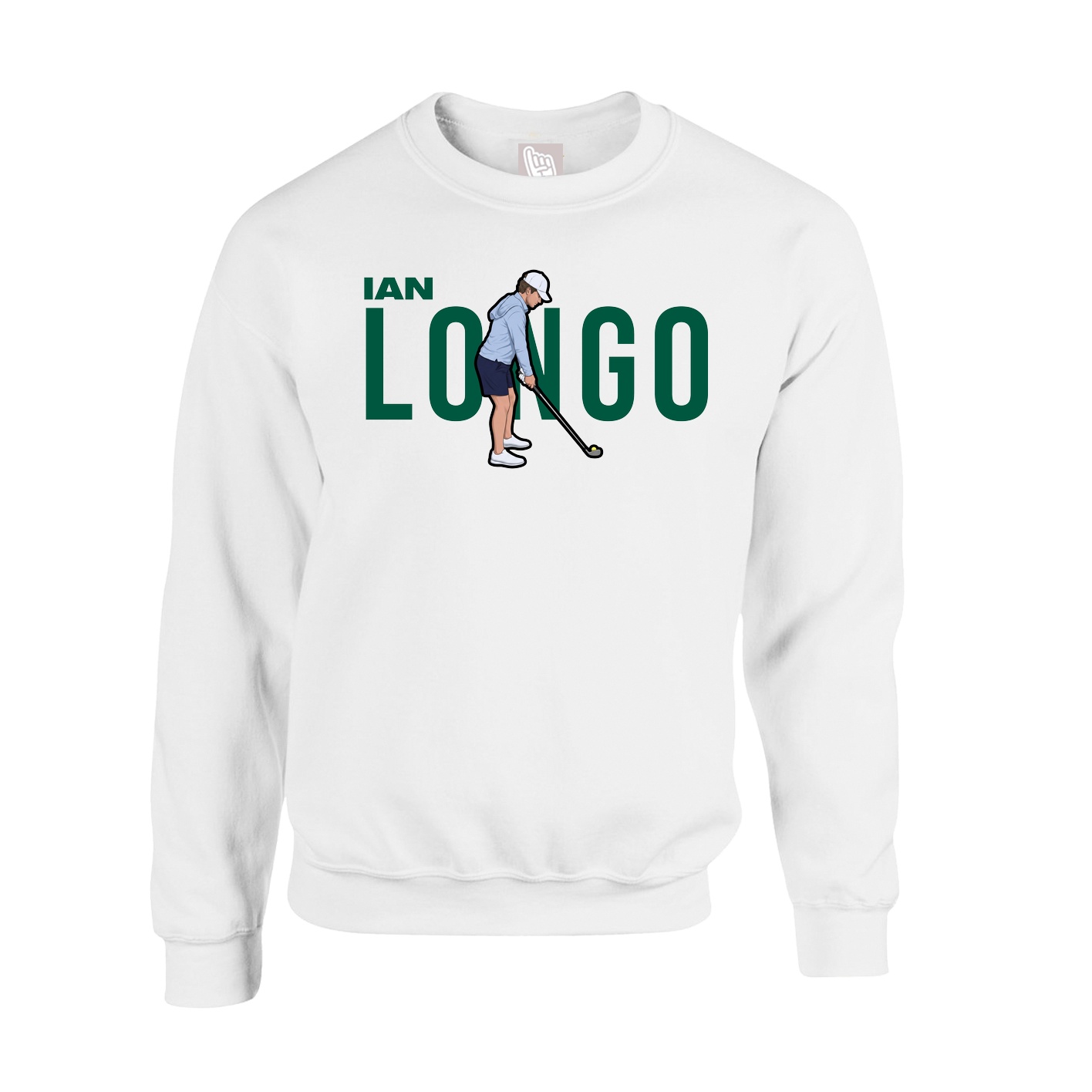 Fleece Crew — Player Name in White
