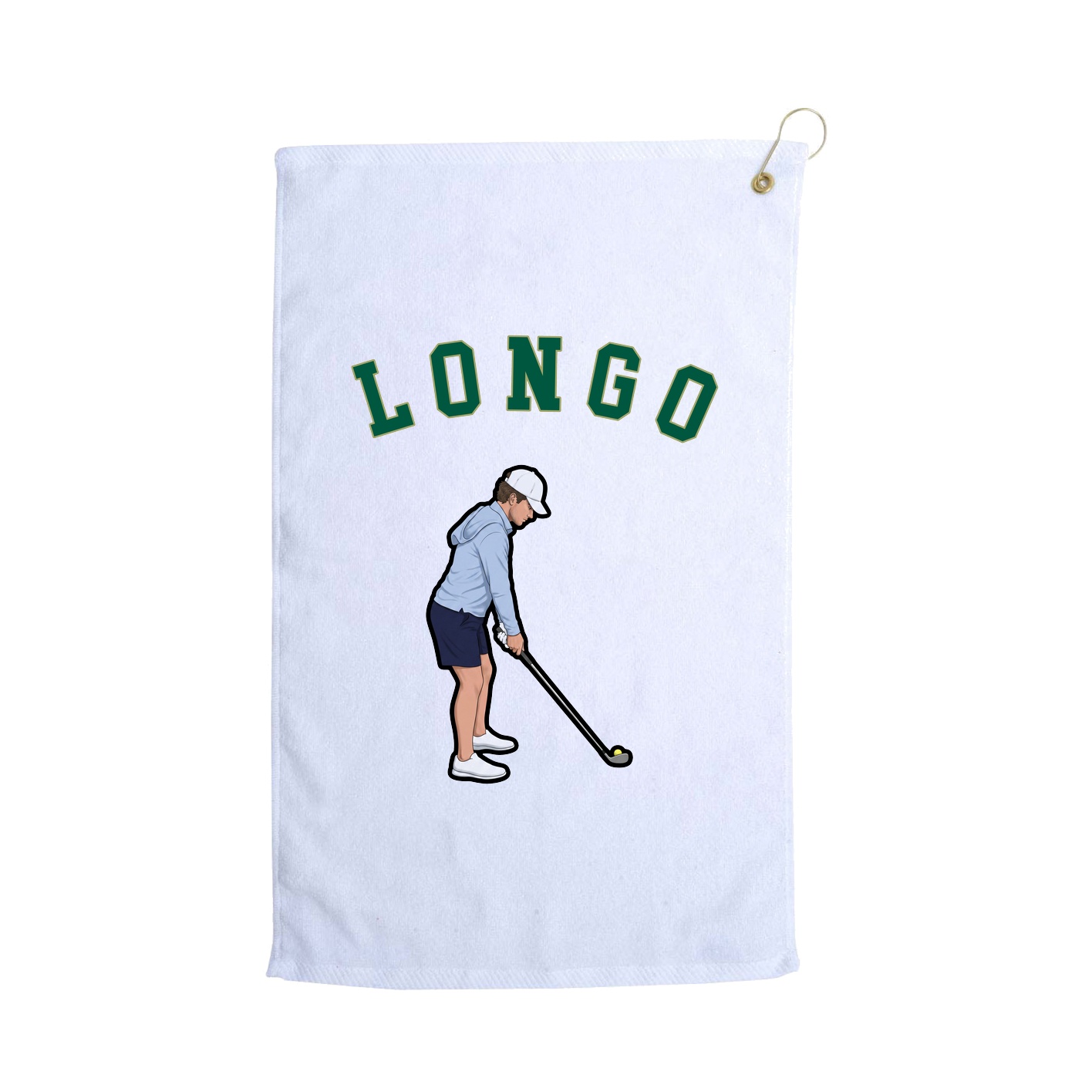 Golf Towel — Shirsey Arch in White