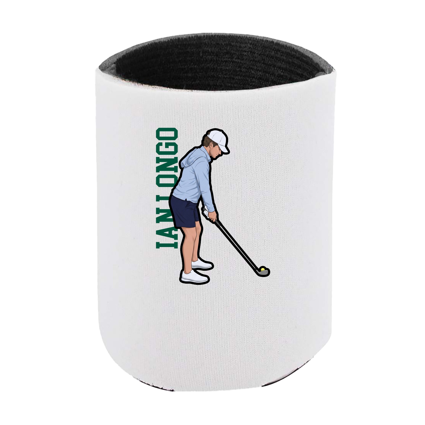 Can Holder — Name Vertical in White