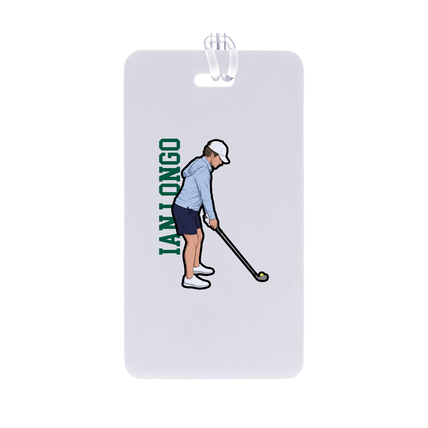 Bag Tag — Name Vertical in Classic