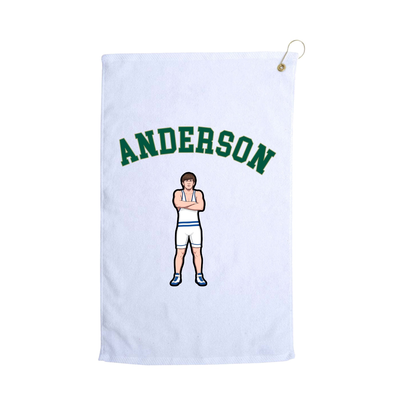 Golf Towel — Shirsey Arch in White