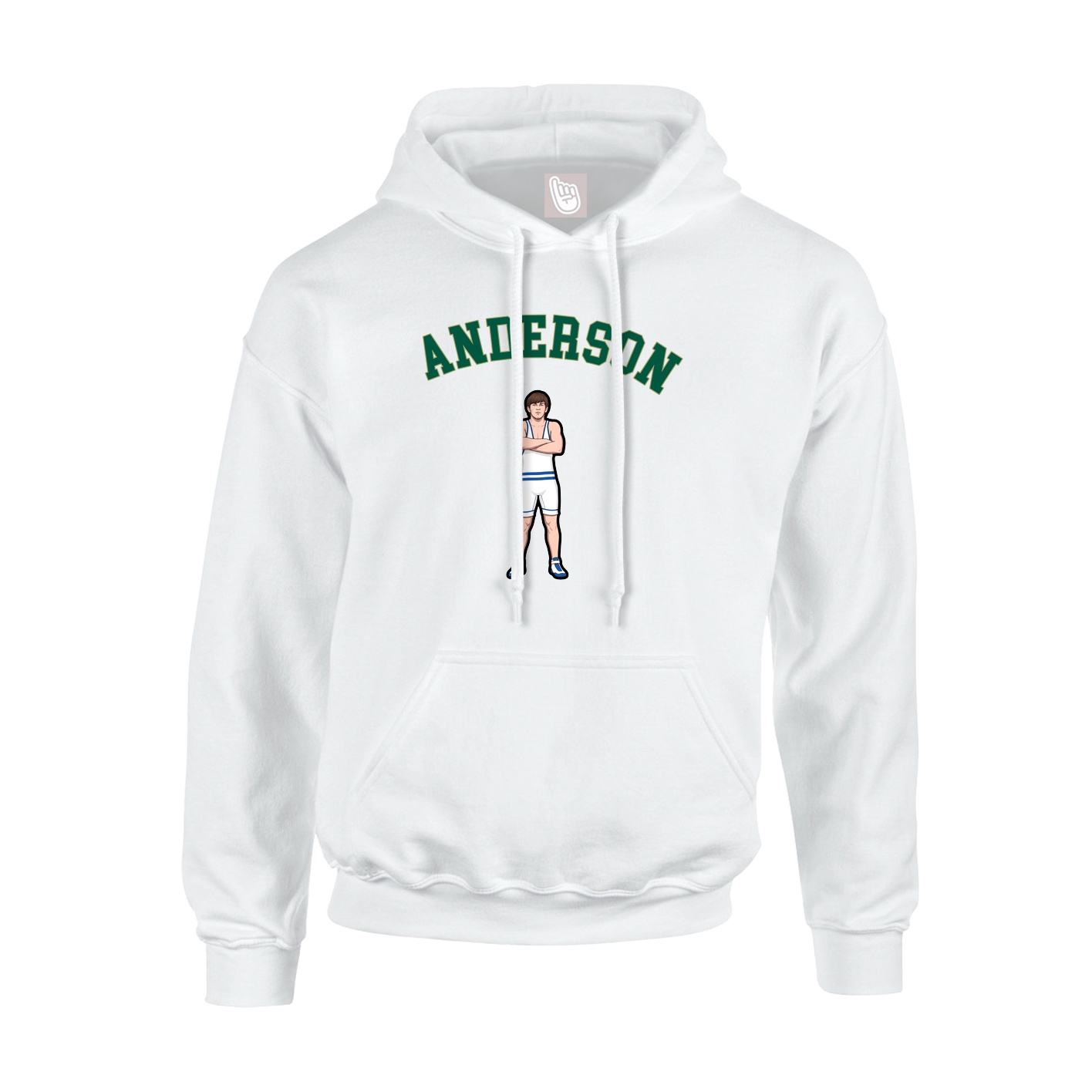 Hoodie — Shirsey Arch in White