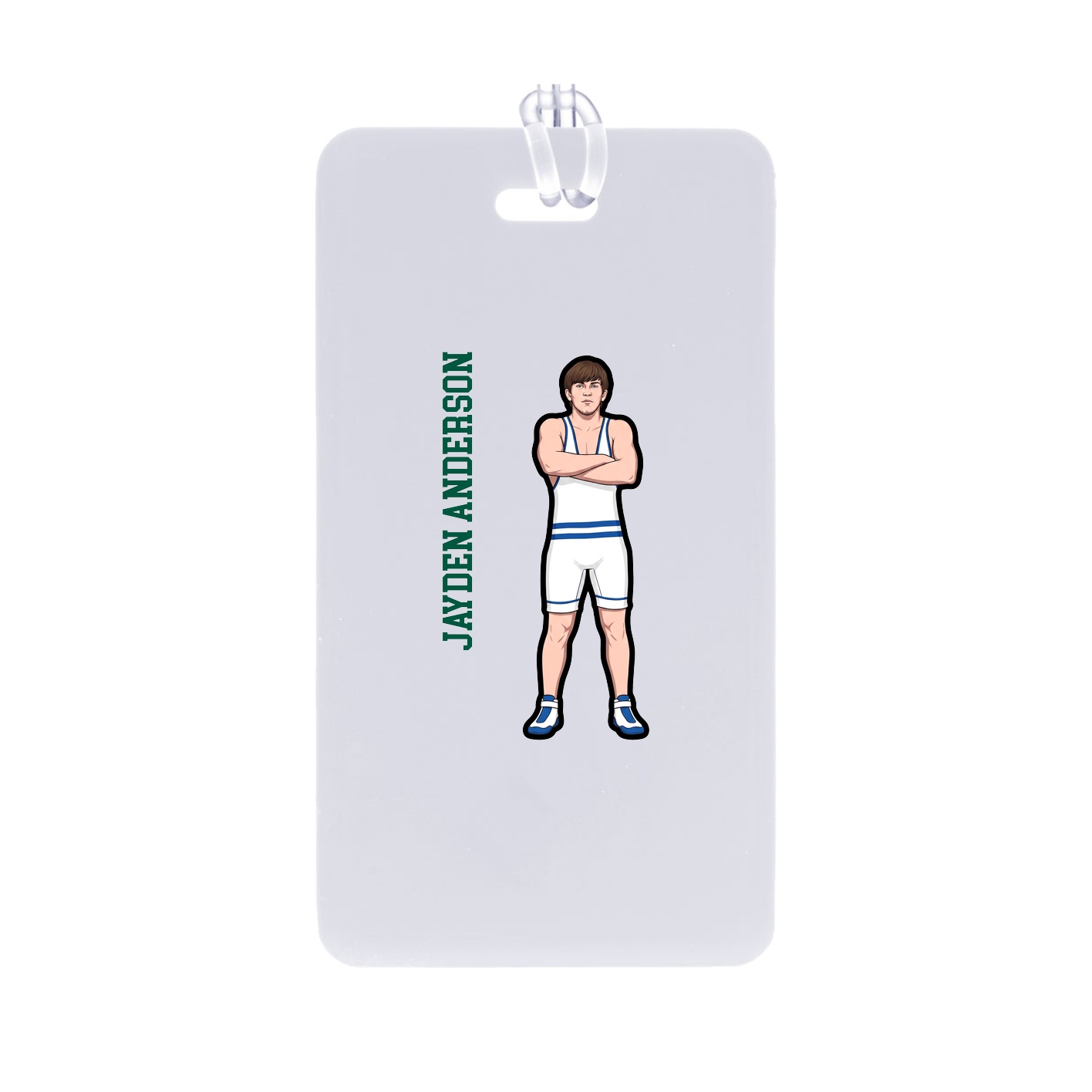 Bag Tag — Name Vertical in Classic