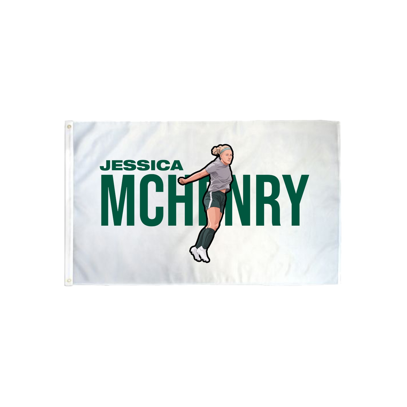 3x5 Flag — Player Name in Classic
