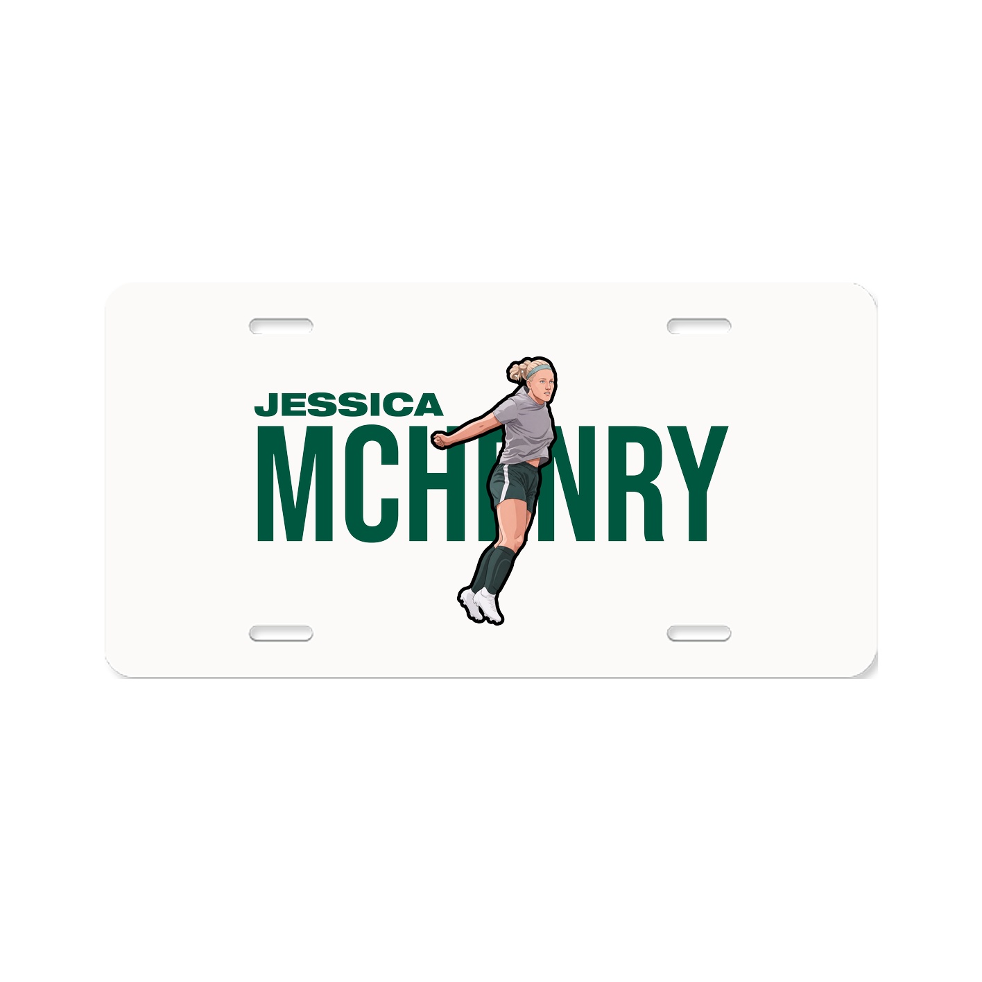 License Plate — Player Name in Classic