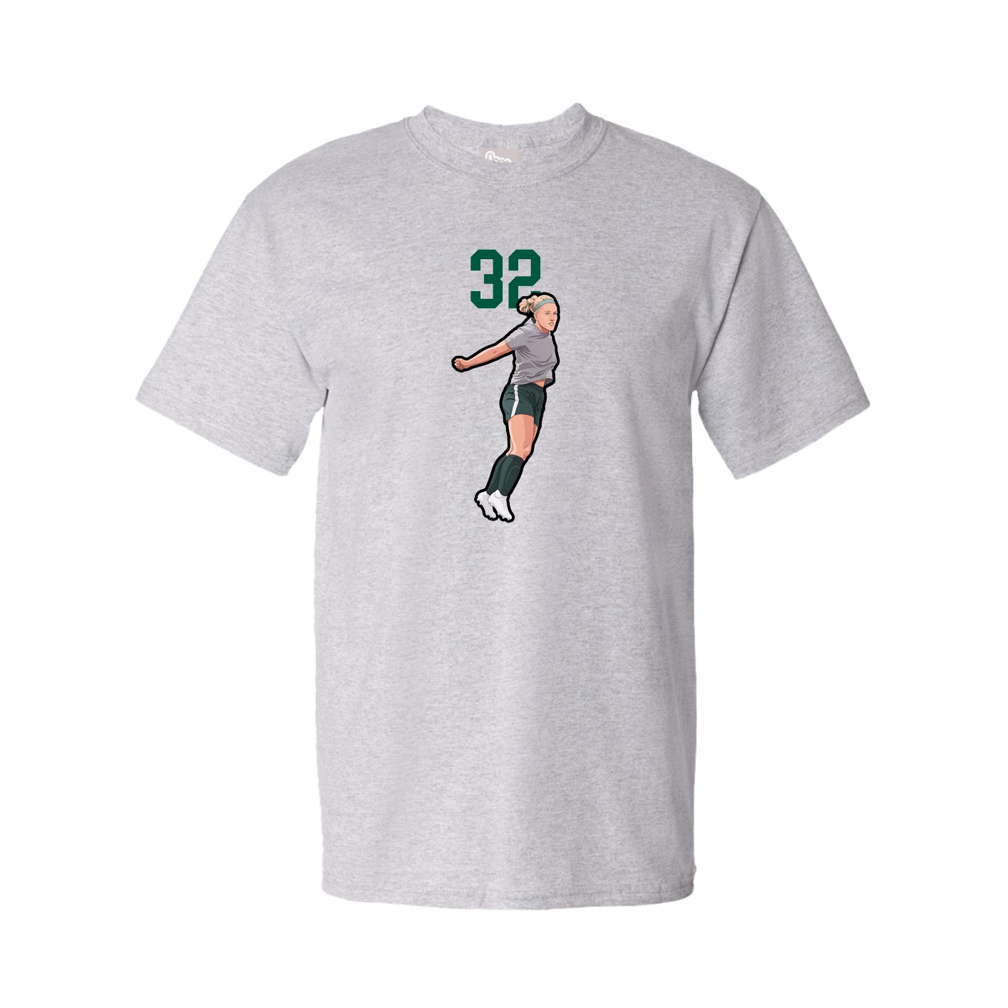 Tee — Number Top in Grey