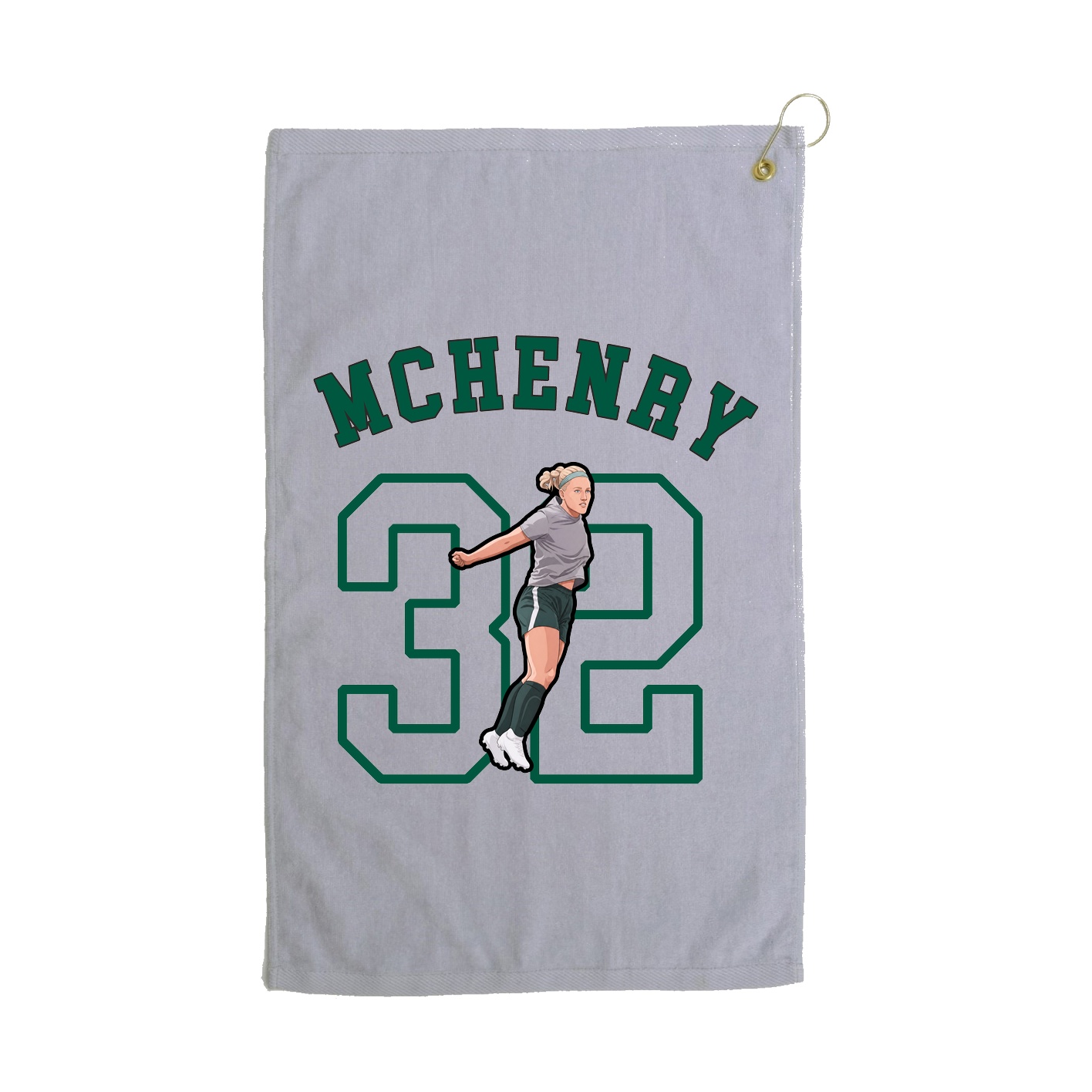 Golf Towel — Shirsey Arch in Grey