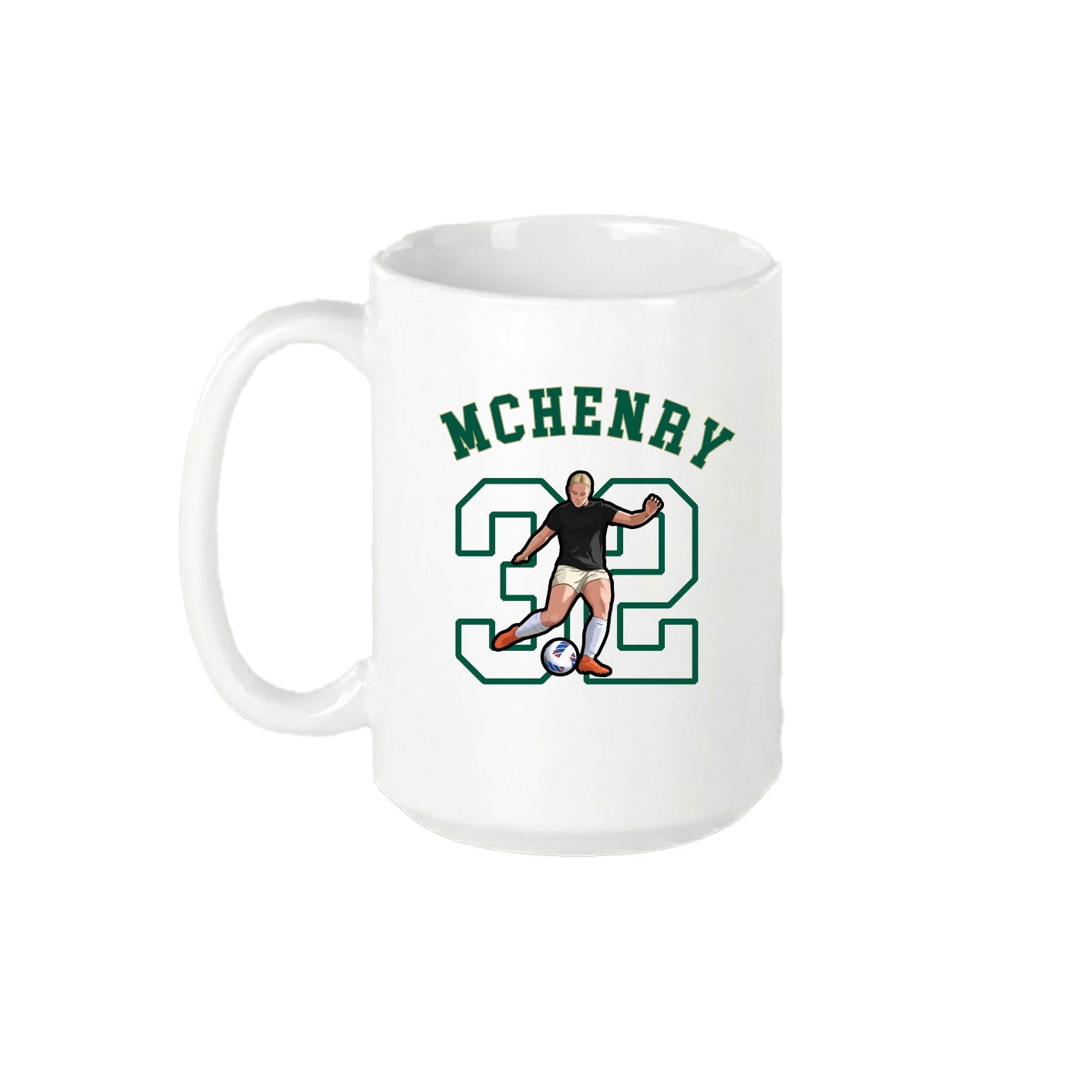 15oz Coffee Mug — Shirsey Arch in White