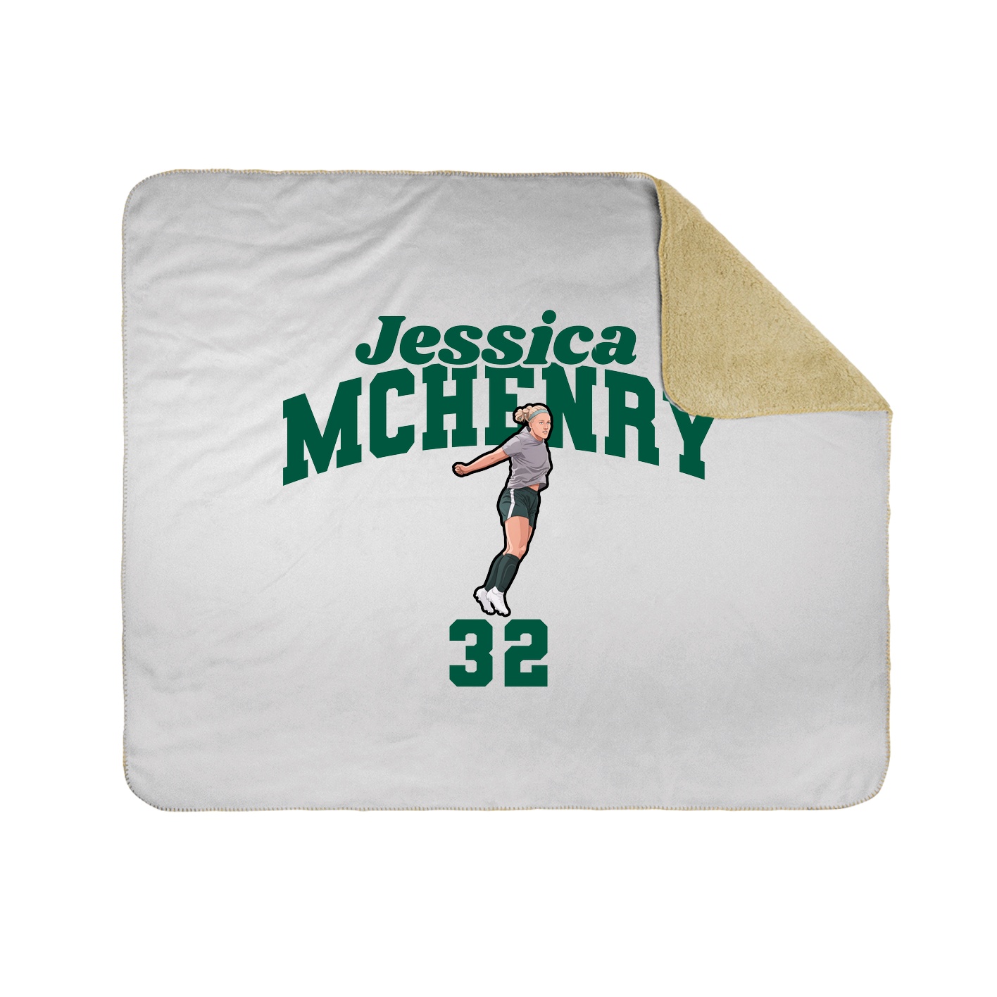 Throw Blanket — Signature Arch in White