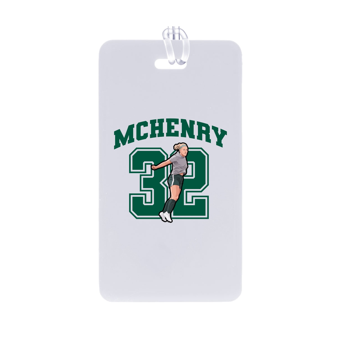 Bag Tag — Number in Classic