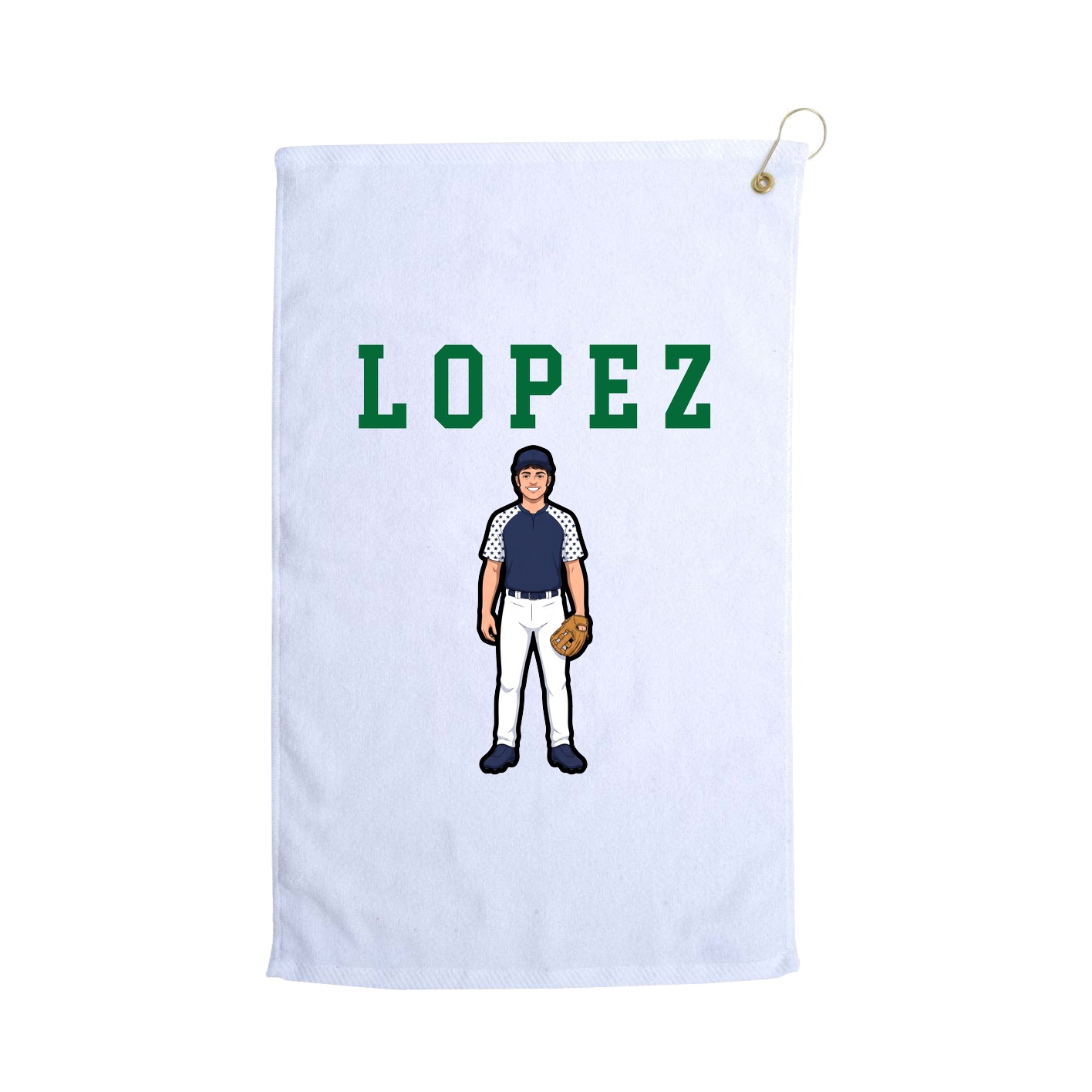 Golf Towel — Shirsey in White