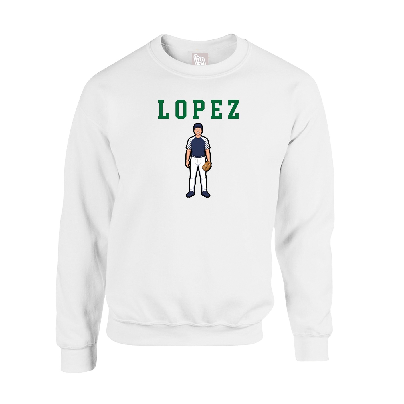 Fleece Crew — Shirsey in White
