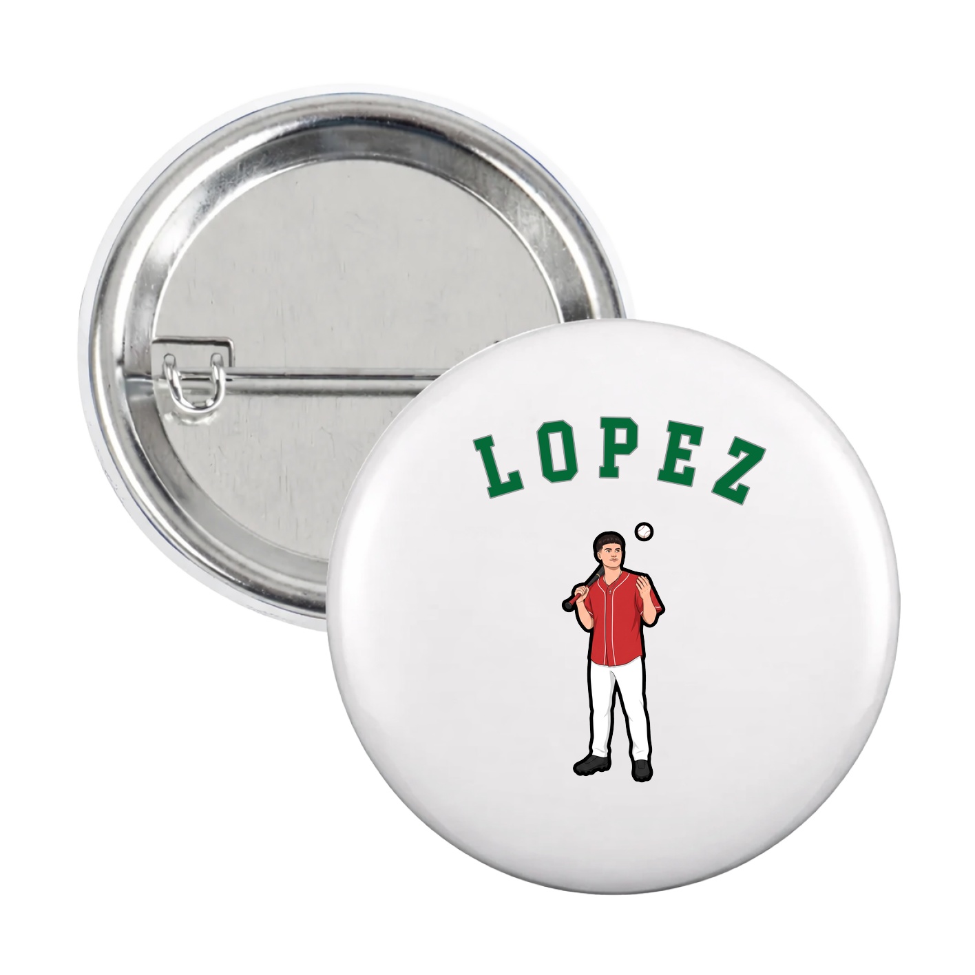 Game Day Button — Shirsey Arch in White