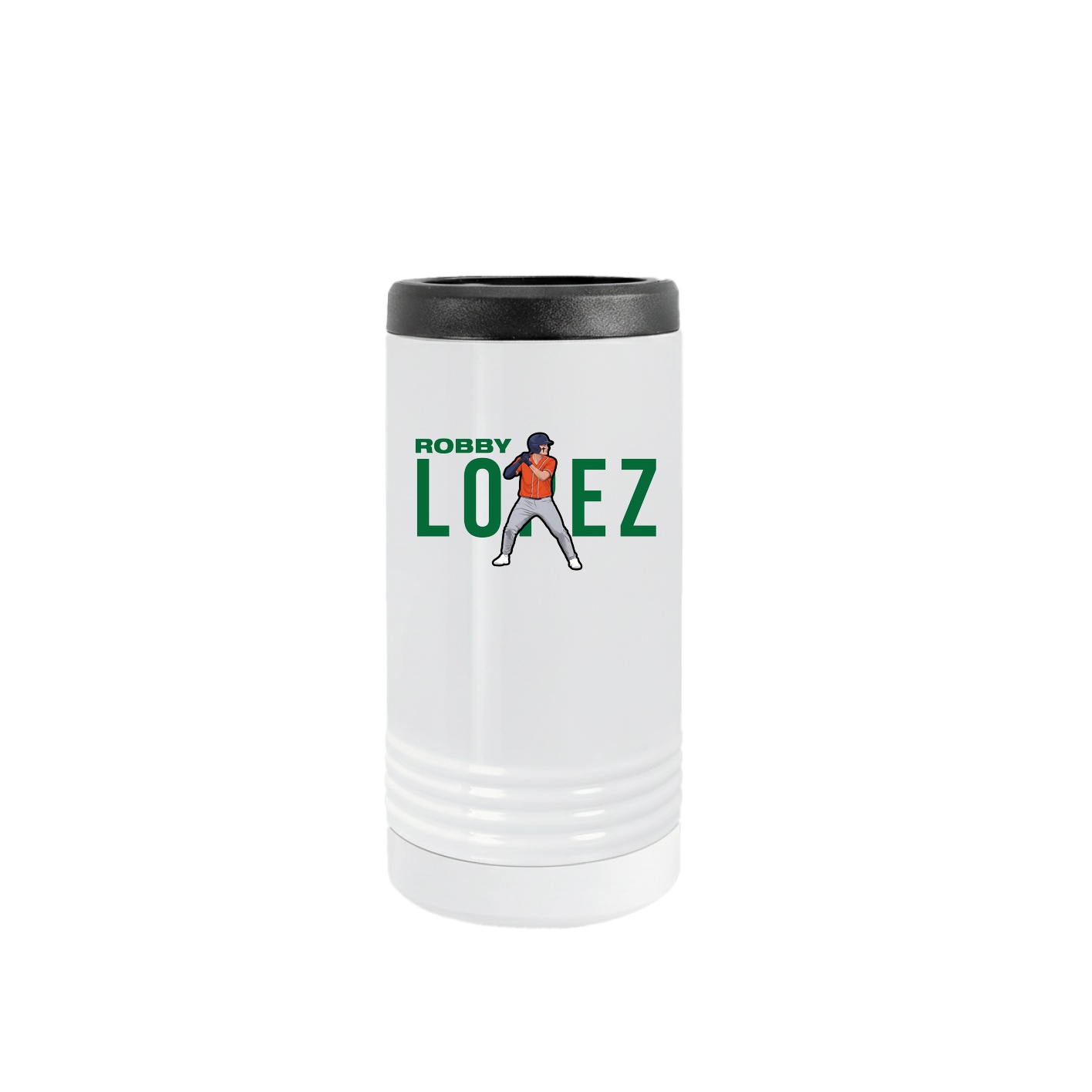 Slim Beverage Holder — Player Name in White