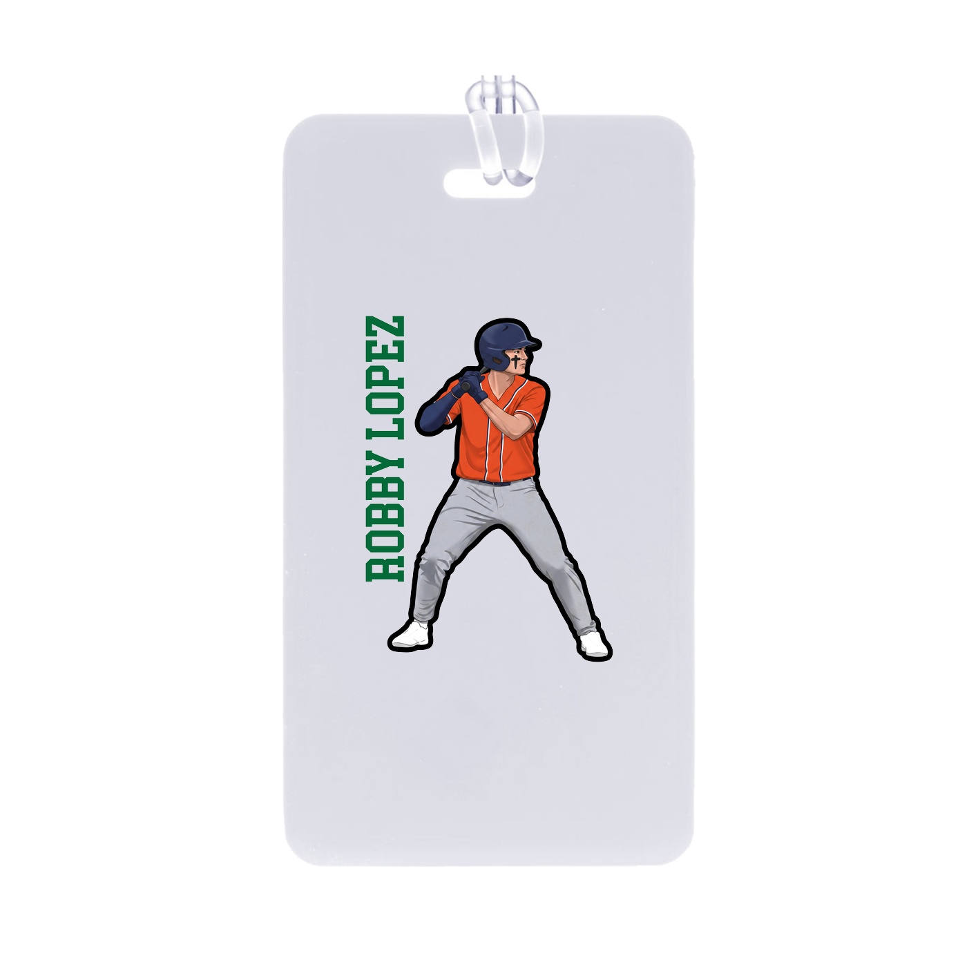 Bag Tag — Name Vertical in Classic