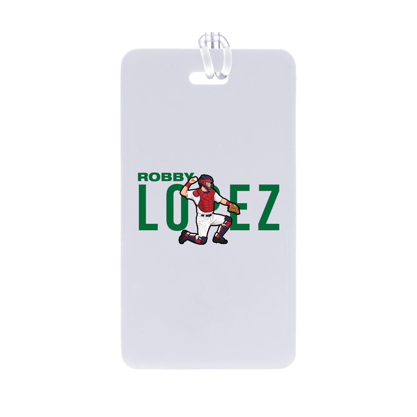 Bag Tag — Player Name in Classic