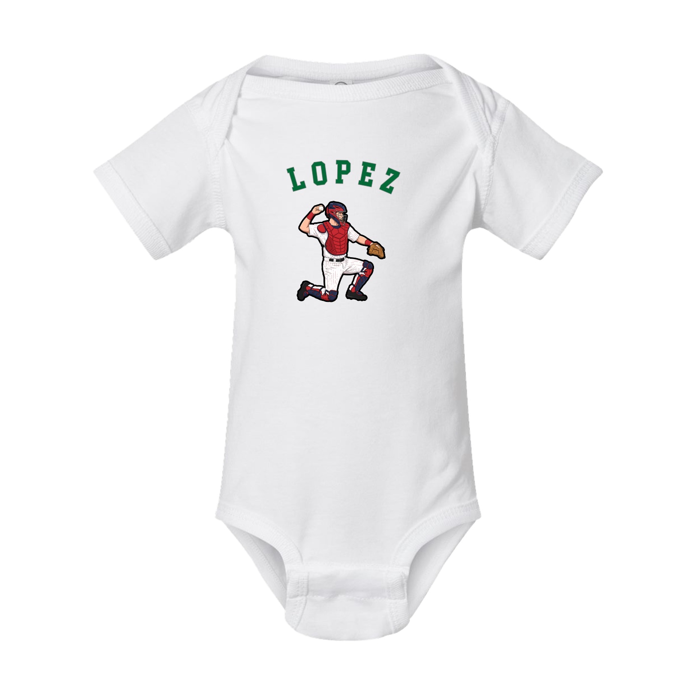 Baby Onesie — Shirsey Arch in White