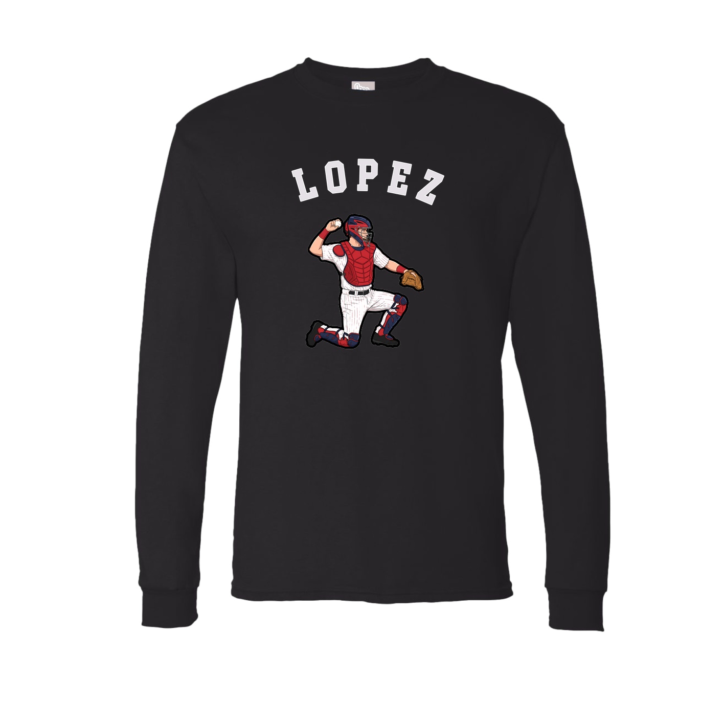 Long Sleeve Tee — Shirsey Arch in Black