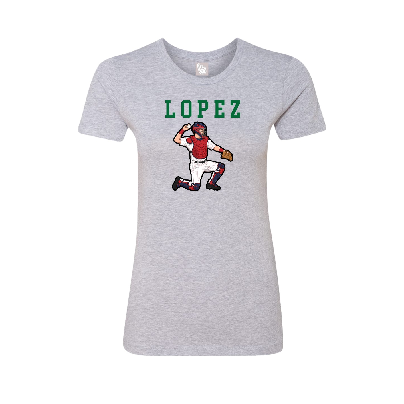 Fitted Women's Tee — Shirsey in Grey