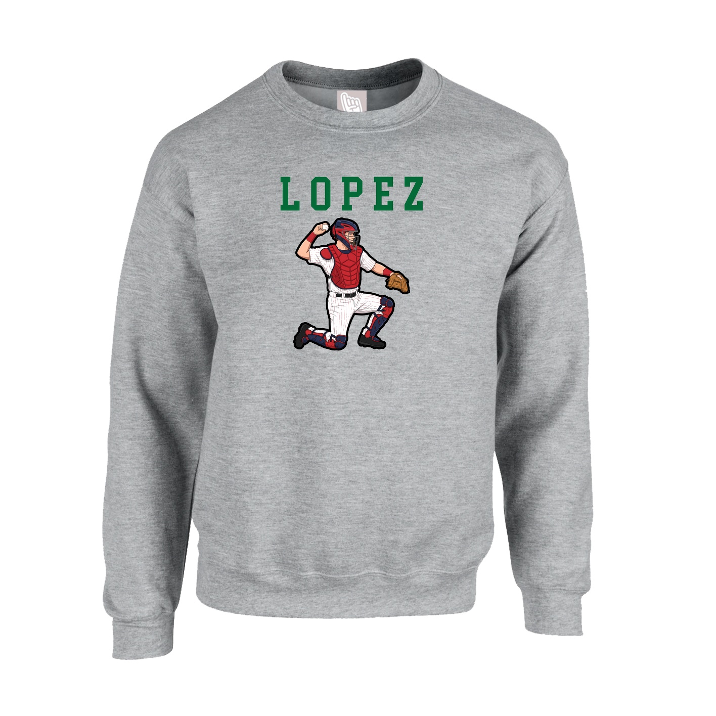 Fleece Crew — Shirsey in Grey