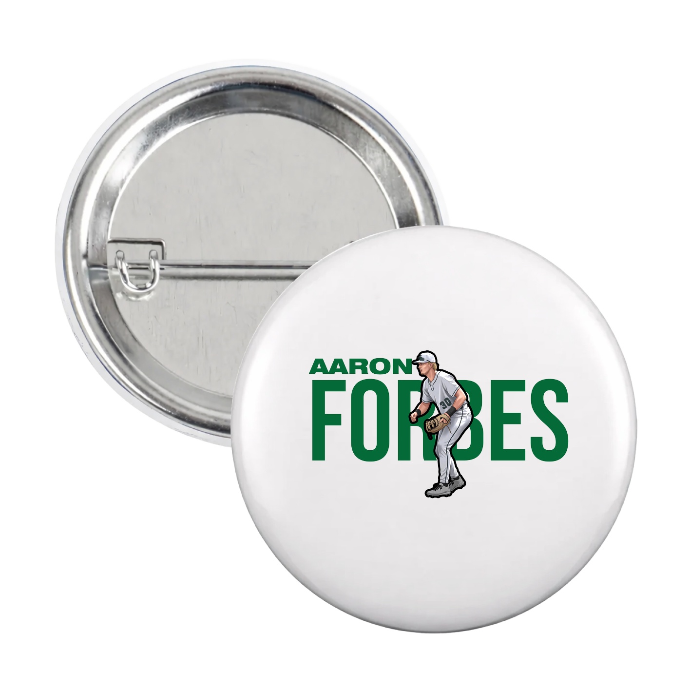 Game Day Button — Player Name in White