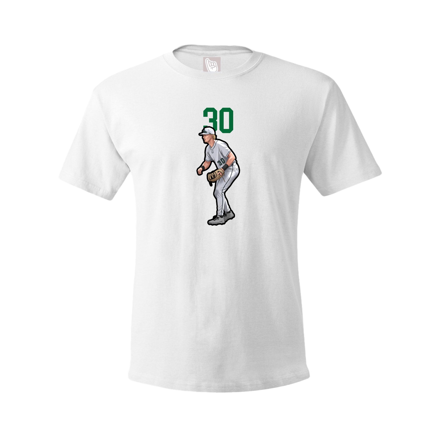 Tee — Number Top in White