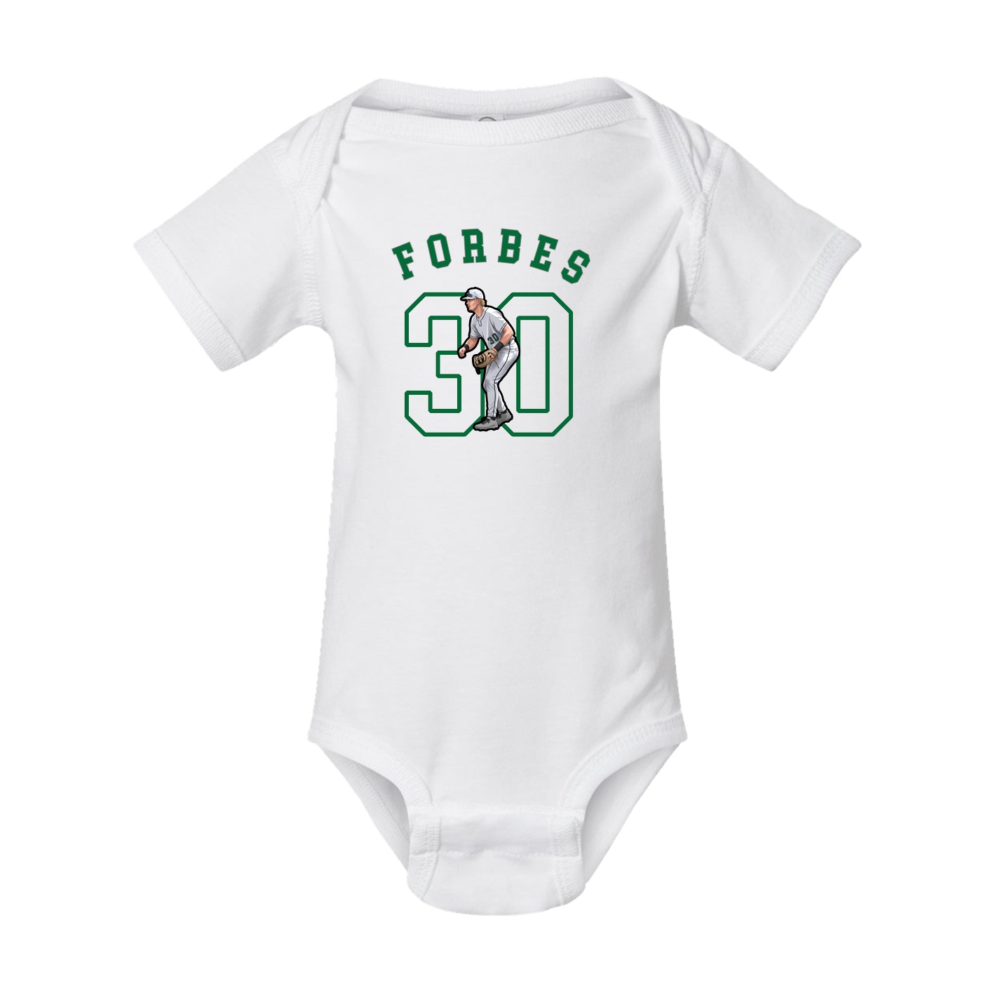 Baby Onesie — Shirsey Arch in White