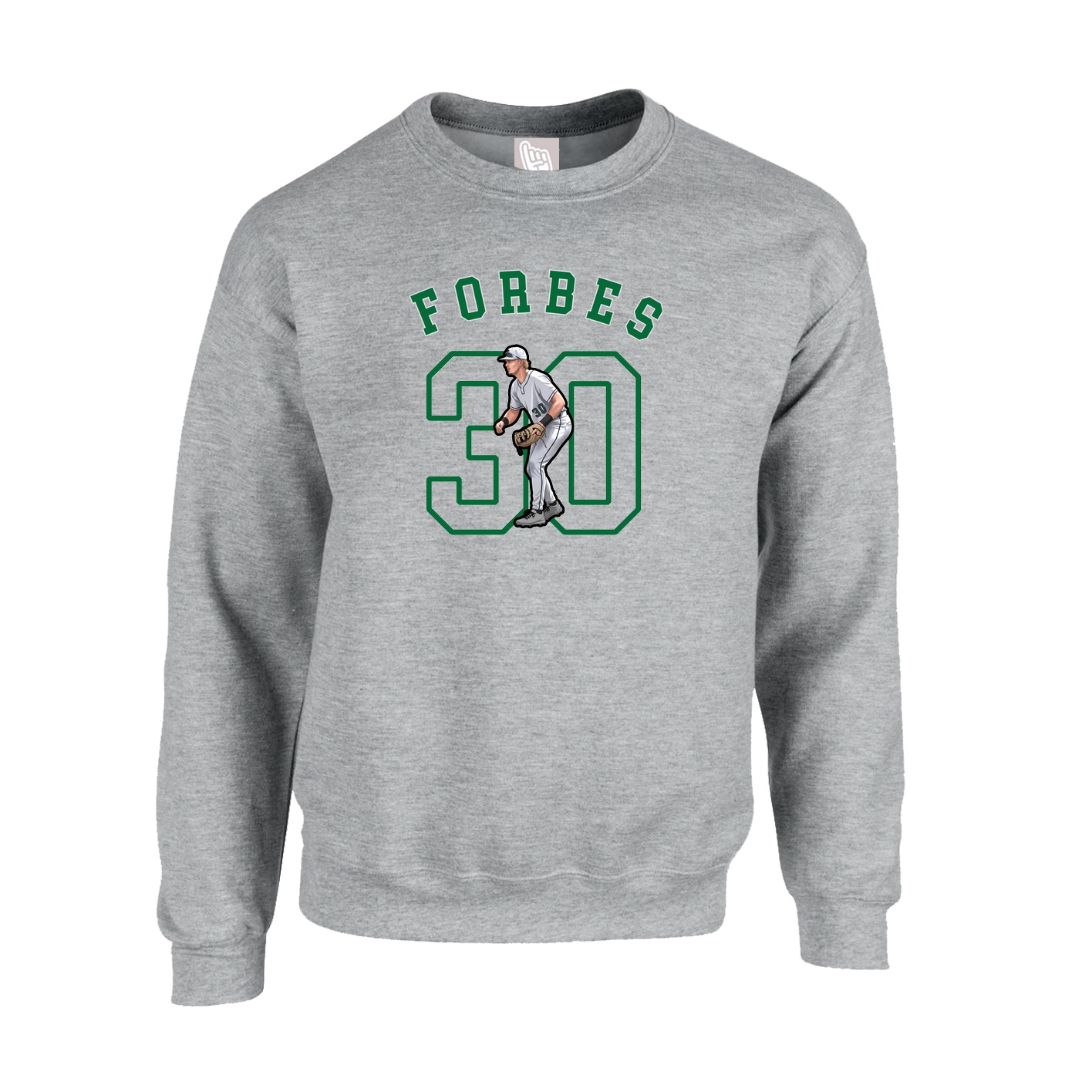 Fleece Crew — Shirsey Arch in Grey