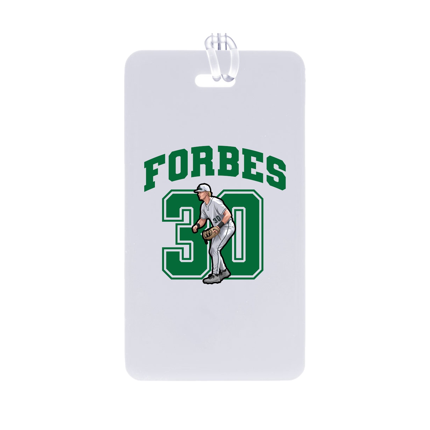 Bag Tag — Number in Classic