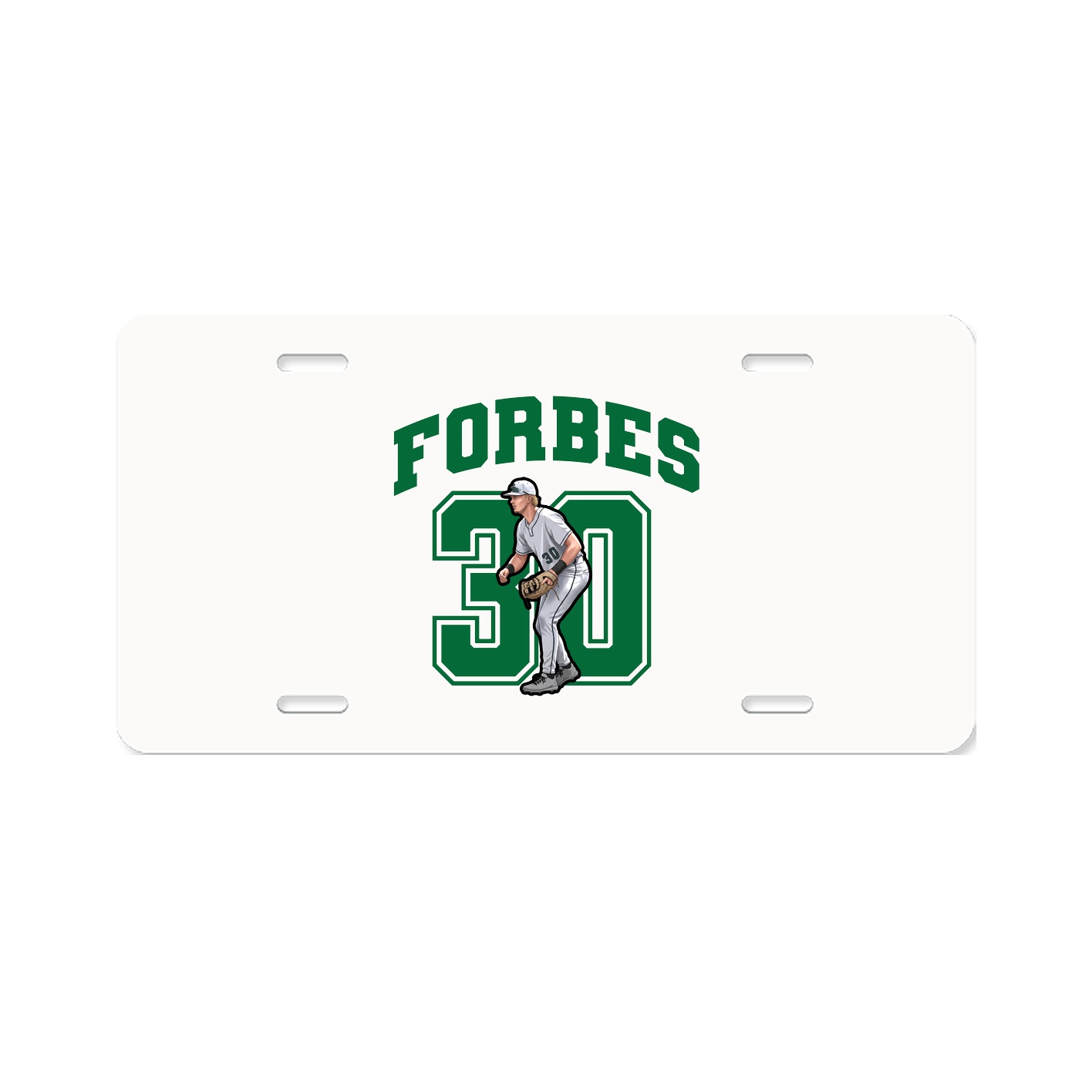 License Plate — Number in Classic