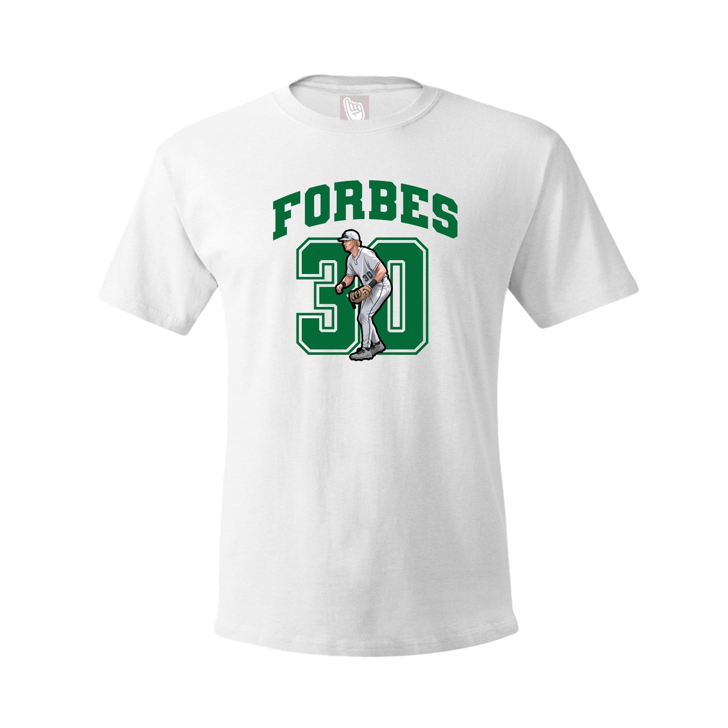 Tee — Number in White