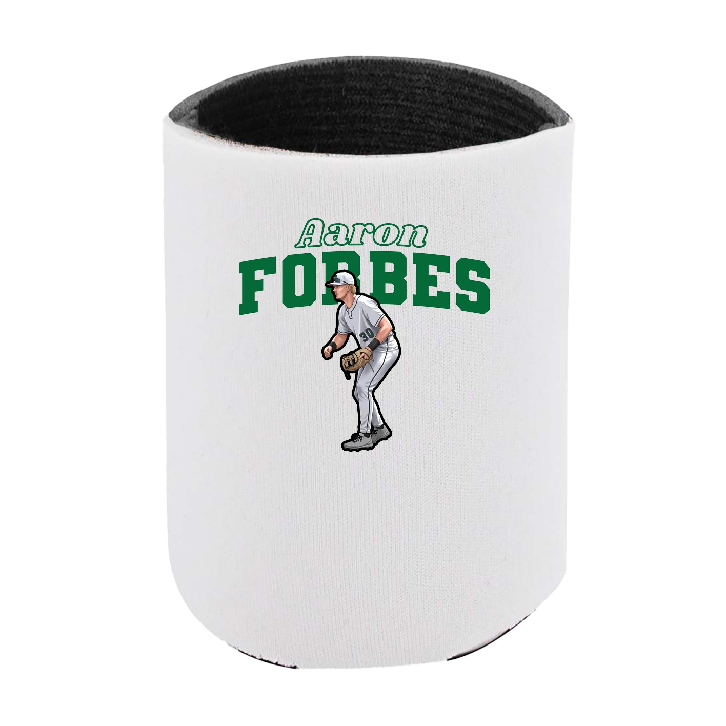 Can Holder — Name Arch in White